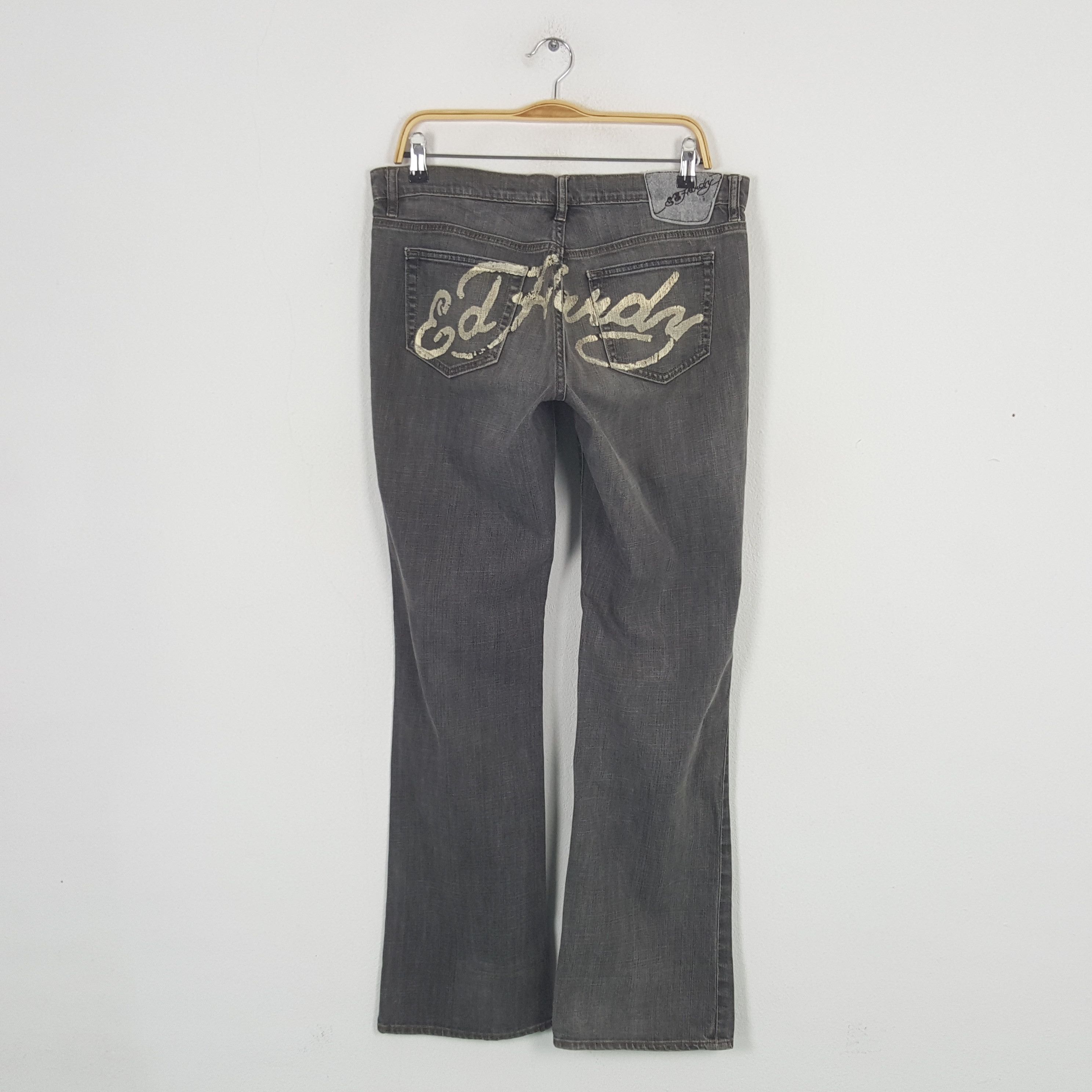 Christian Audigier × Ed Hardy × Vintage Vintage Ed Hardy by Christian Audiger Denim Jeans C280N22 Size US 34 / EU 50 - 1 Thumbnail