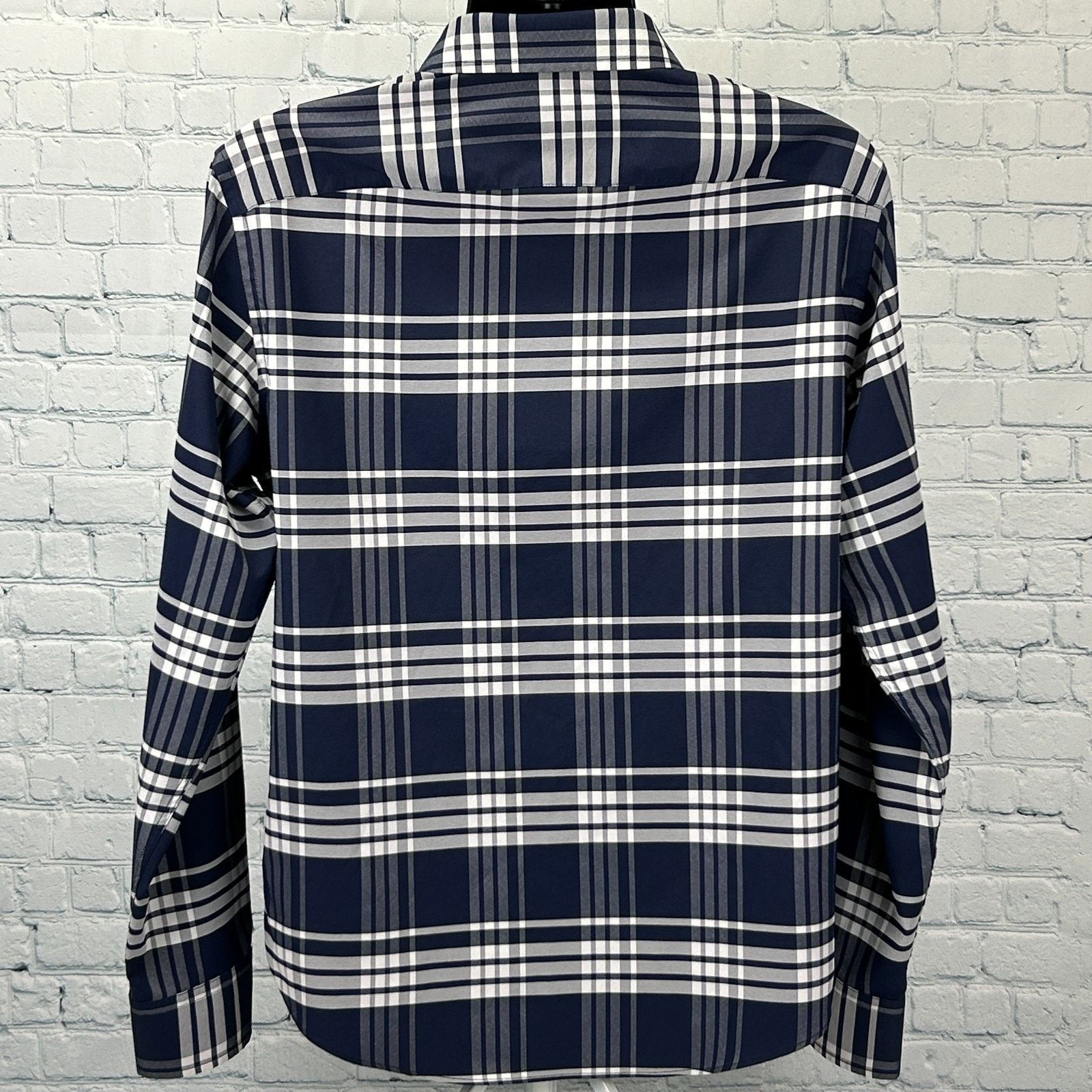 UNTUCKit UNTUCKit Delucca Slim Fit Button Front Shirt Blue L Large Size US L / EU 52-54 / 3 - 3 Thumbnail