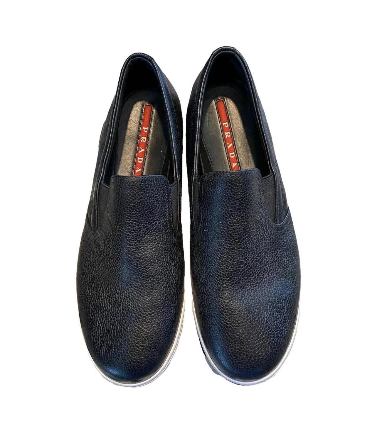 Prada Prada slip on flat casual shoes - leather Size 9 Size US 9 / EU 42 - 1 Thumbnail