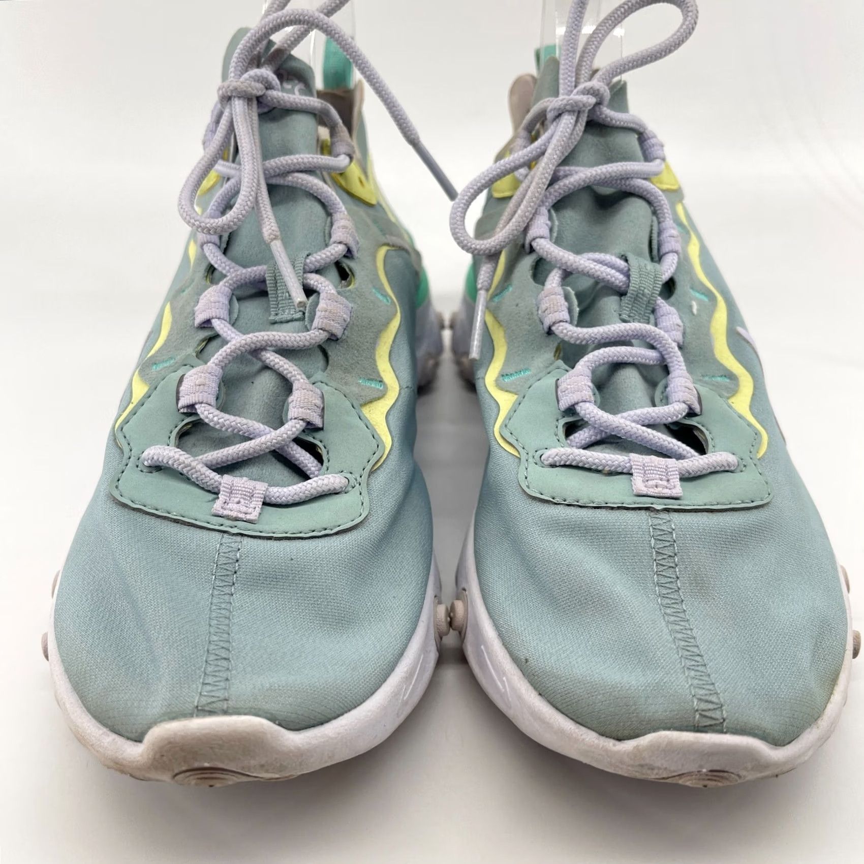 Nike Nike React Element 55 Women's 9.5 Ocean Cube Running Blue Yellow Shoes Size US 10 / IT 40 - 3 Thumbnail