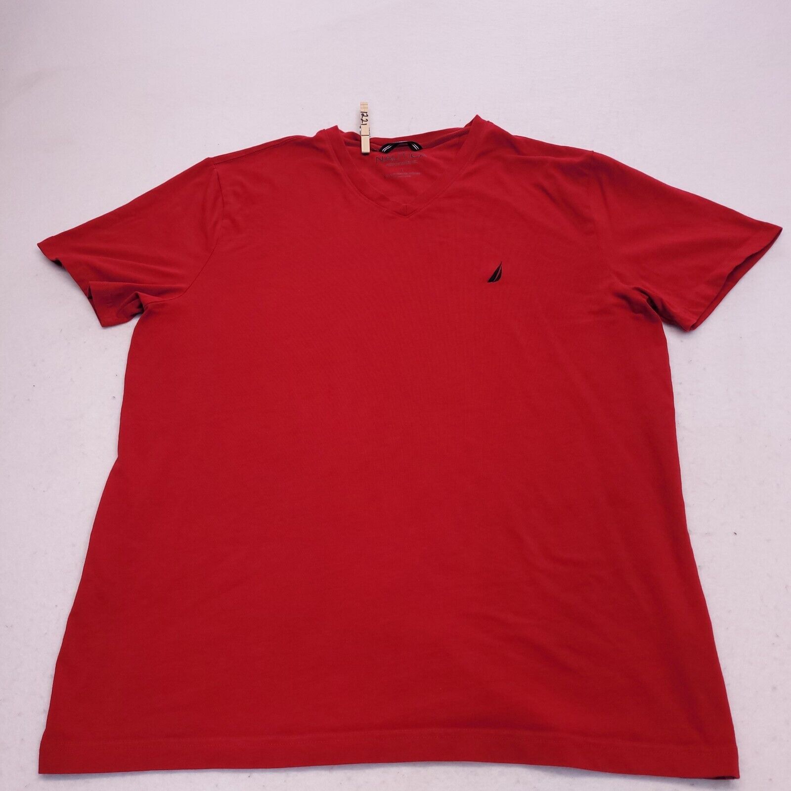 Nautica Nautica Casual Pullover T-Shirt Adult Mens Size Large L Red Size US L / EU 52-54 / 3 - 2 Thumbnail
