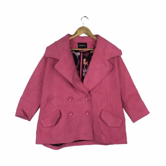 Japanese Brand Vtg LOOM’VA JAPAN DESIGNER Peacoat Jacket Windbreaker Coat Size XS / US 0-2 / IT 36-38 - 1 Thumbnail