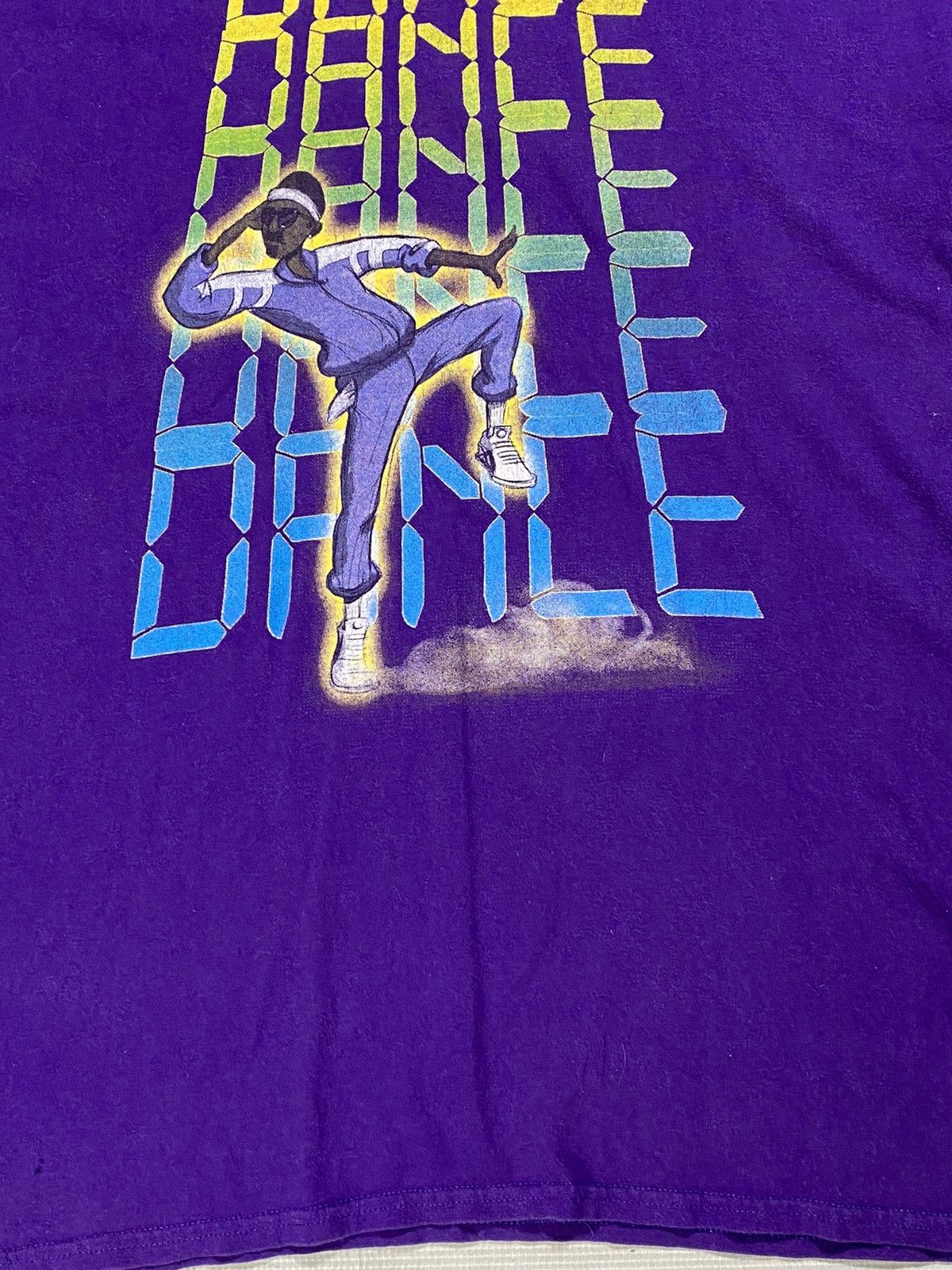 Band Tees × Rap Tees × Vintage Vintage Turquoise jeep records dance t shirt Size US L / EU 52-54 / 3 - 3 Thumbnail