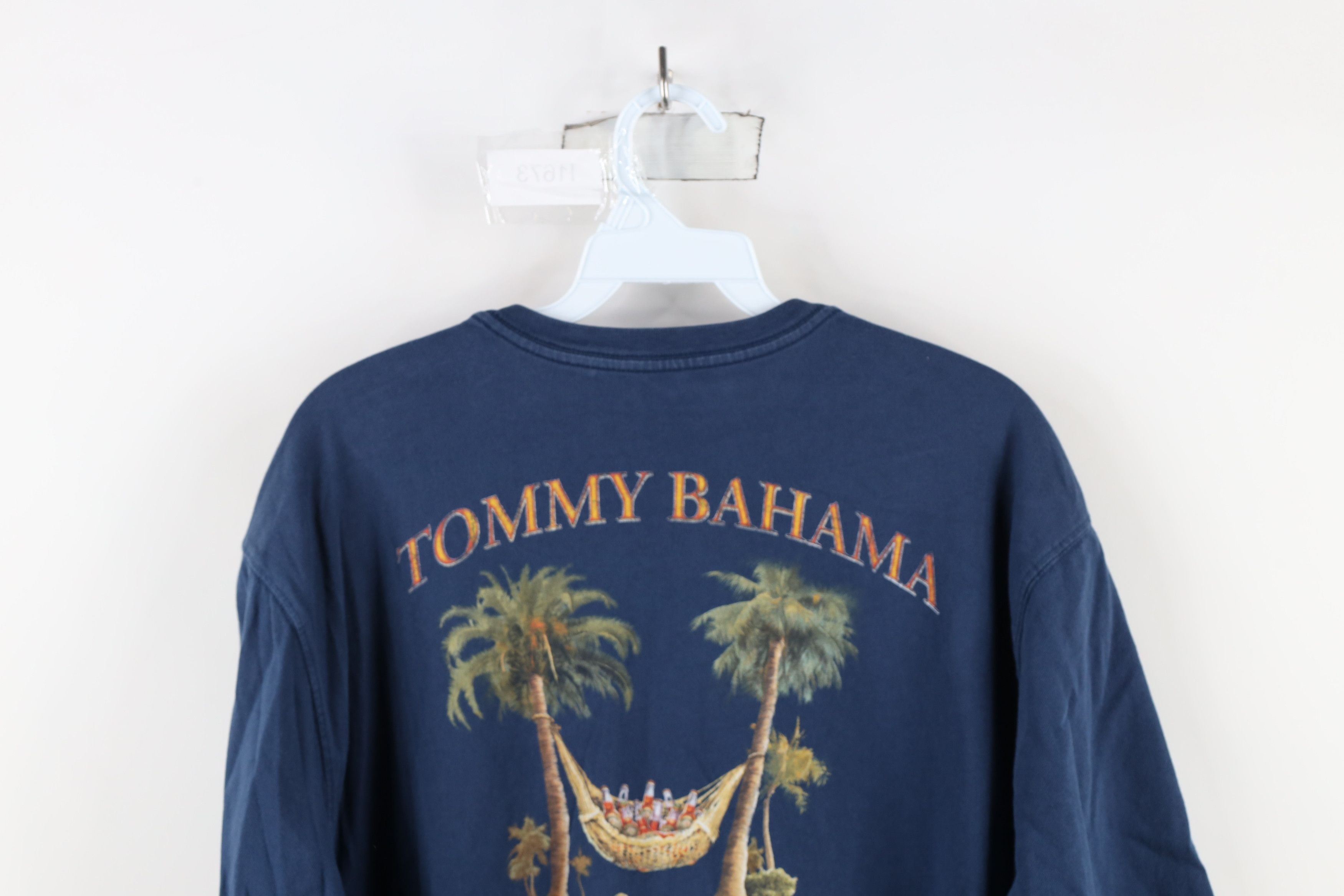 Tommy Bahama × Vintage Vintage Tommy Bahama Relax Out Net Holdings Hammock T-Shirt Size US L / EU 52-54 / 3 - 9 Thumbnail