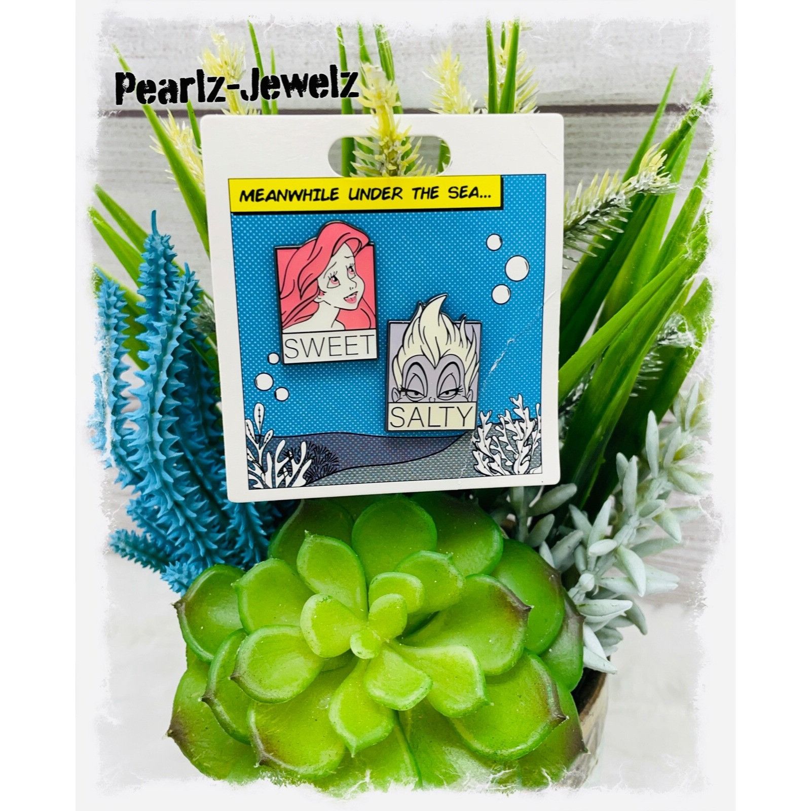 Disney Disney Little Mermaid Ariel & Ursula Sweet & Salty Enamel Tr Size ONE SIZE - 1 Thumbnail