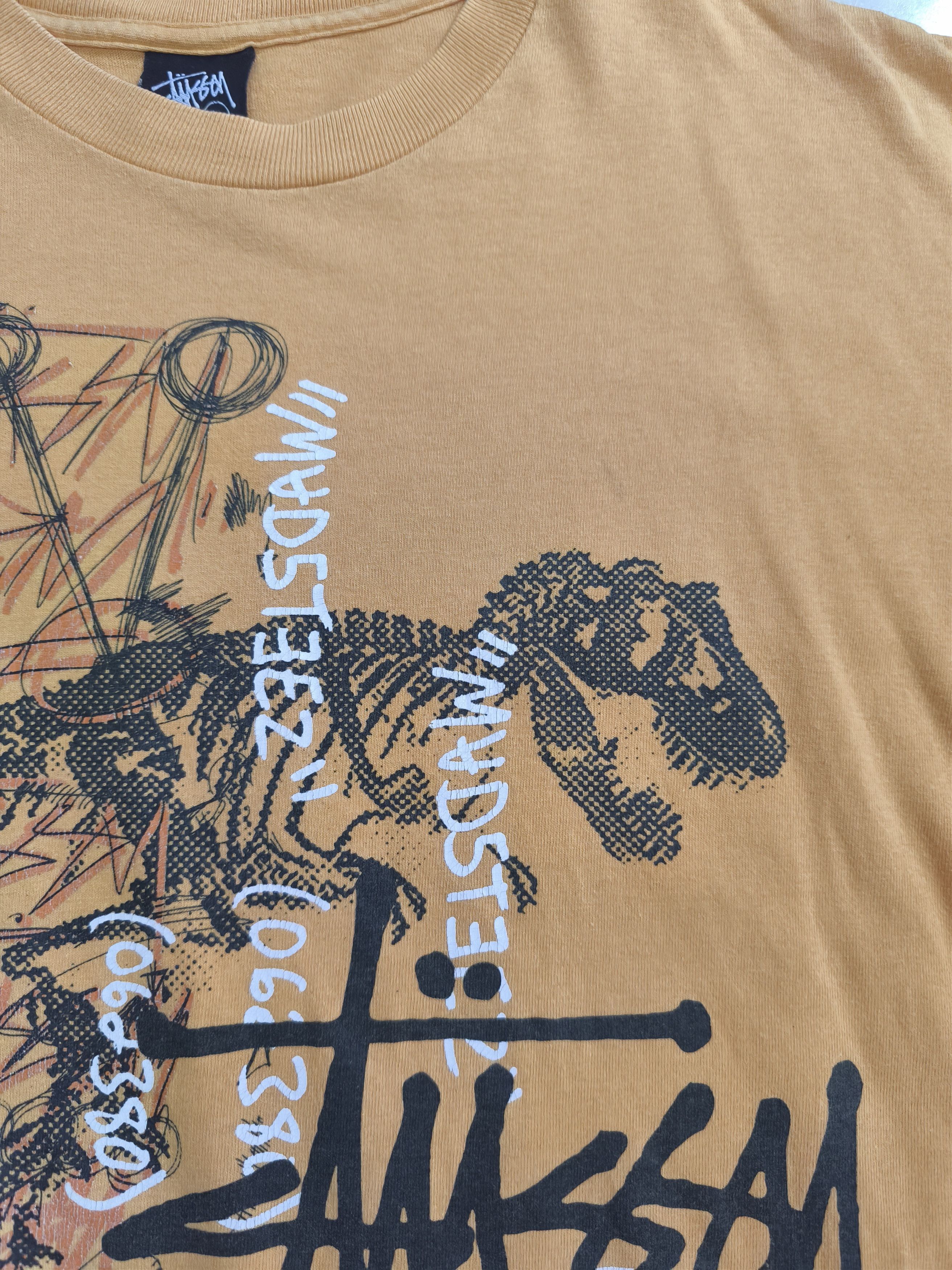 Stussy Vintage Stussy Dinosaur Skeleton Tee Size US L / EU 52-54 / 3 - 5 Thumbnail