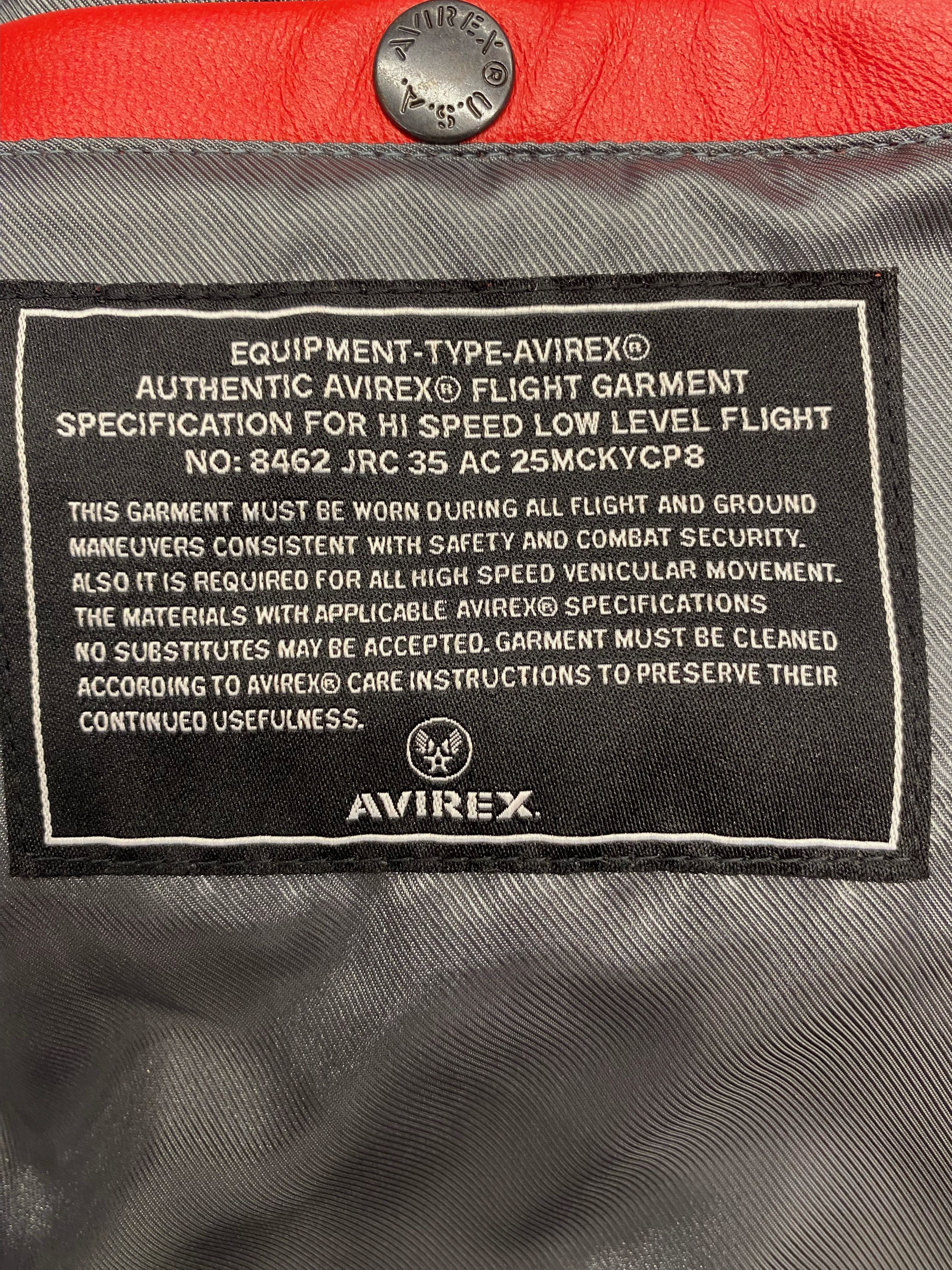 Avirex Icon Leather Jacket Size US L / EU 52-54 / 3 - 7 Thumbnail