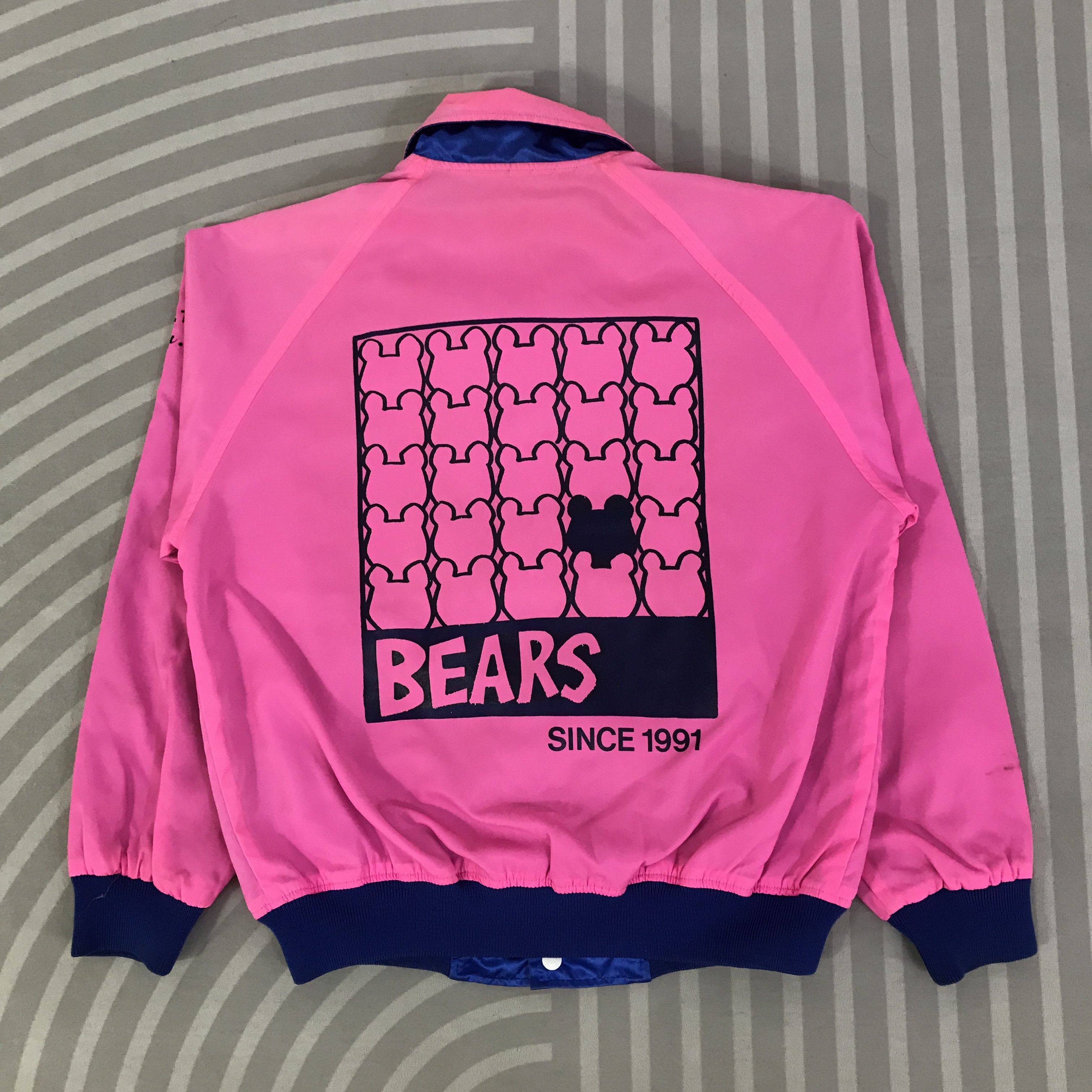 Japanese Brand Village stone Bears Boys & Girls Bombers Jacket K115B5 Size US L / EU 52-54 / 3 - 1 Thumbnail