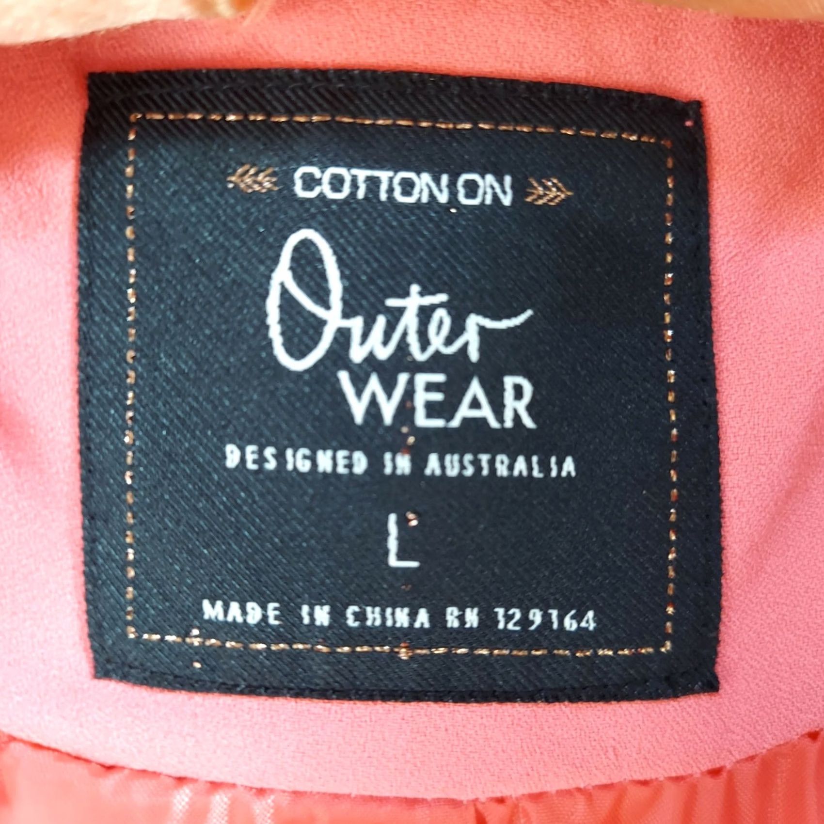 Cotton On Cotton On Womens Pink Blazer Jacket Large Faux Pocket Fully Lined Size L / US 10 / IT 46 - 3 Thumbnail