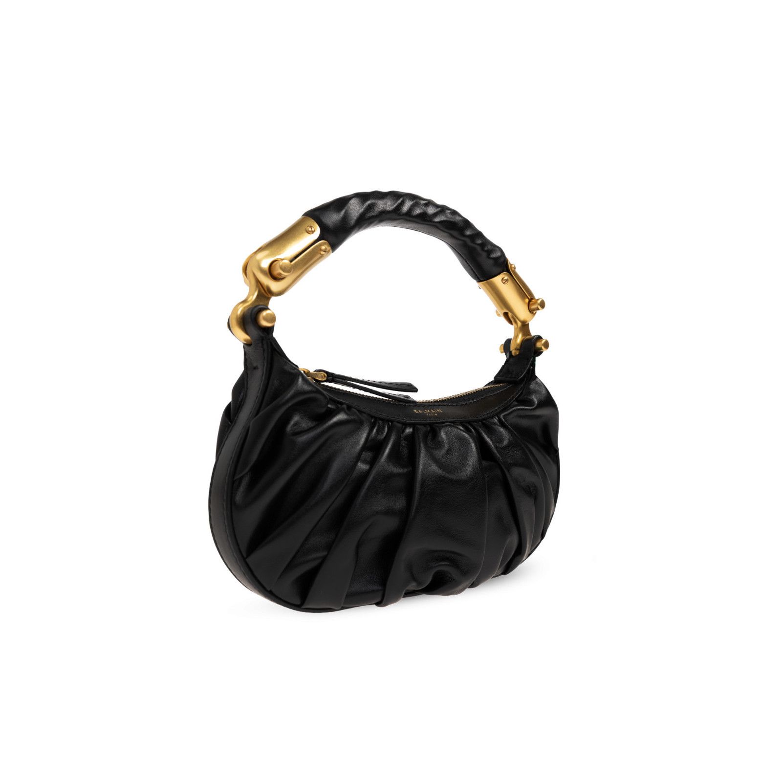 Balmain BALMAIN Ebene Mini Black Top Handle Bag New & Authentic Size ONE SIZE - 3 Thumbnail