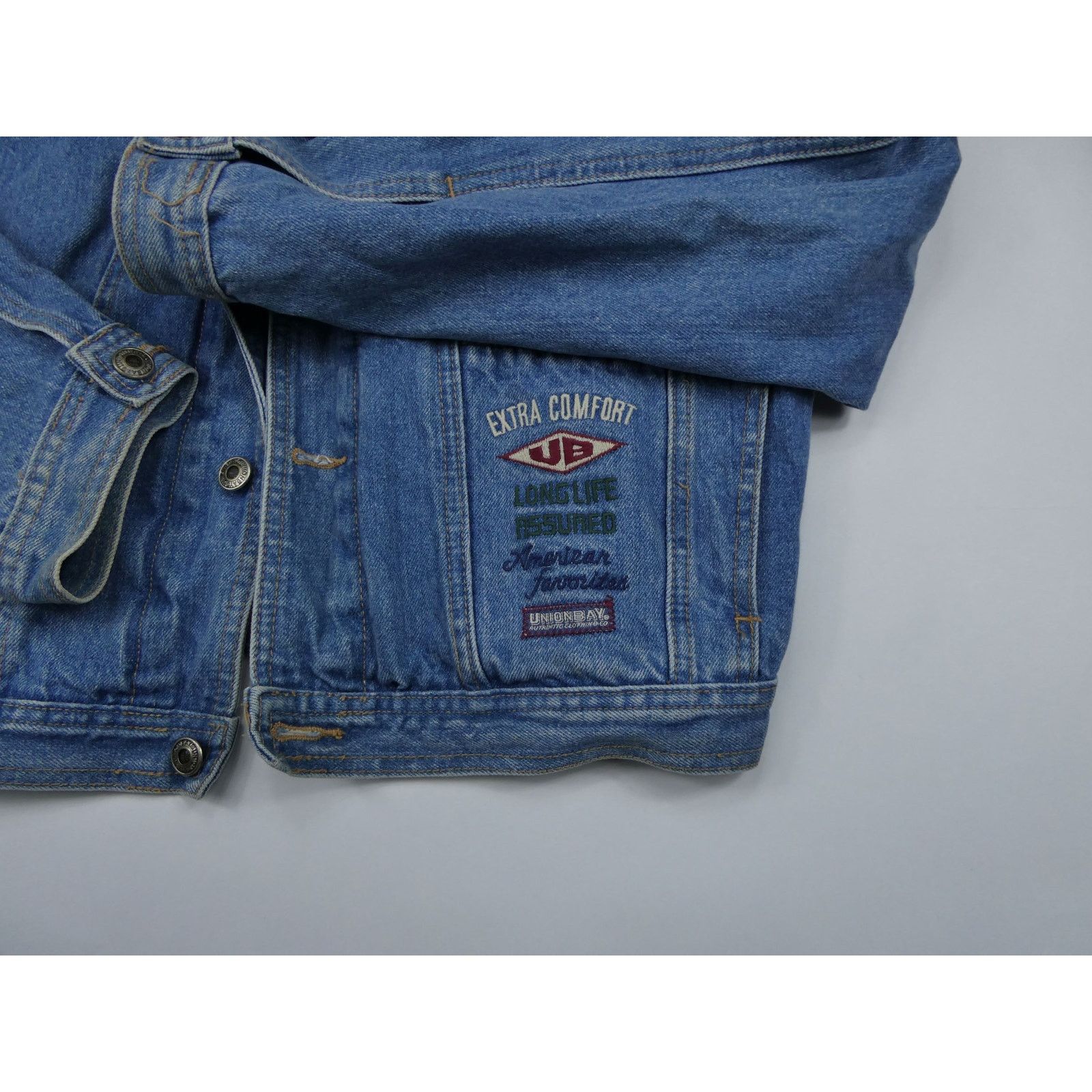 UNIONBAY vintage 90s Unionbay denim jacket, XL but fits like a large Size US XL / EU 56 / 4 - 3 Thumbnail
