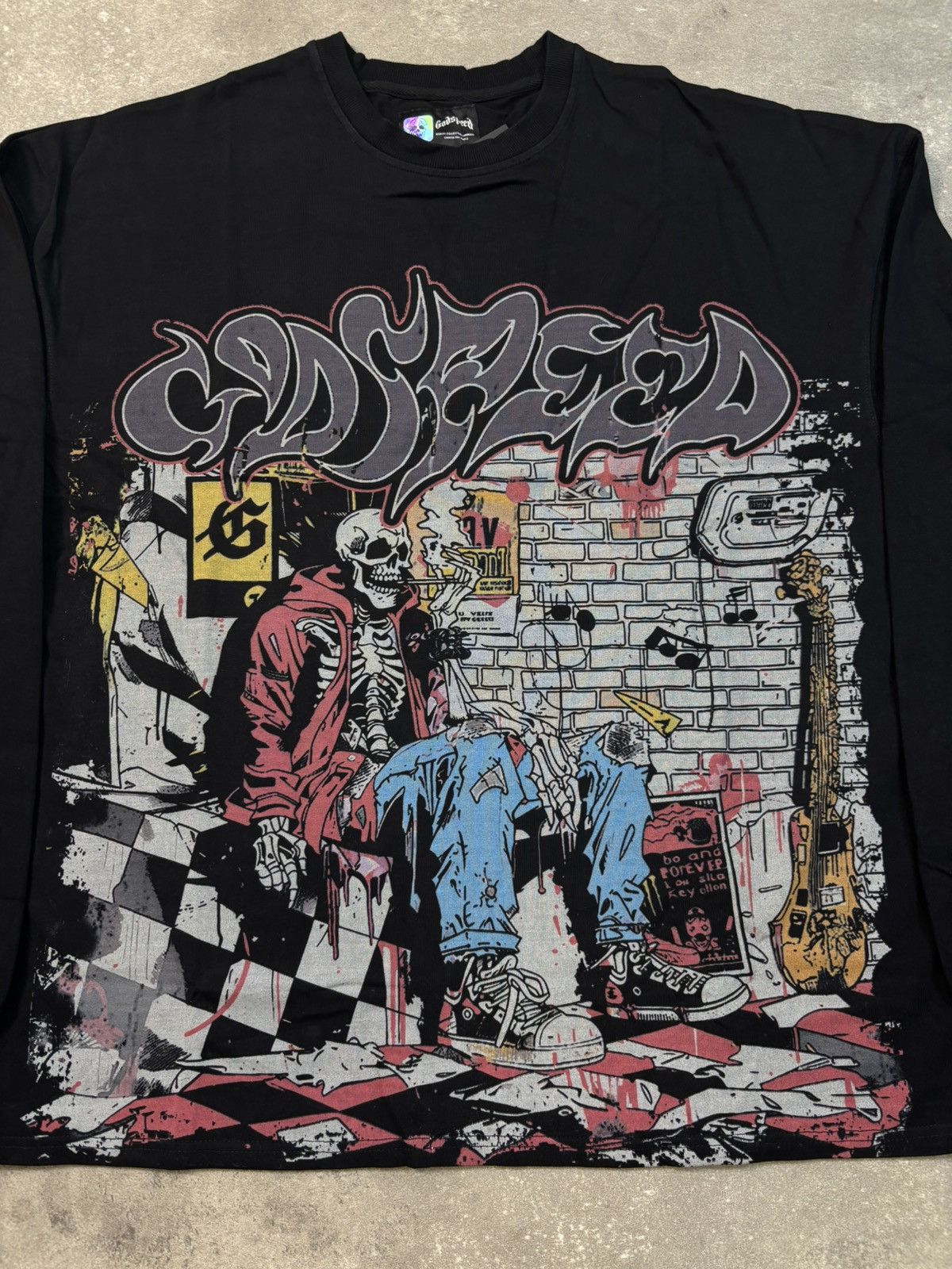 Godspeed Godspeed Stoner Longsleeve, Black Size US S / EU 44-46 / 1 - 3 Thumbnail