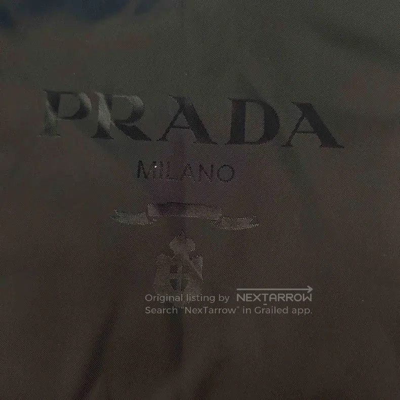 Prada Prada Black classic logo nylon stitching short sleeves Size US XS / EU 42 / 0 - 8 Thumbnail
