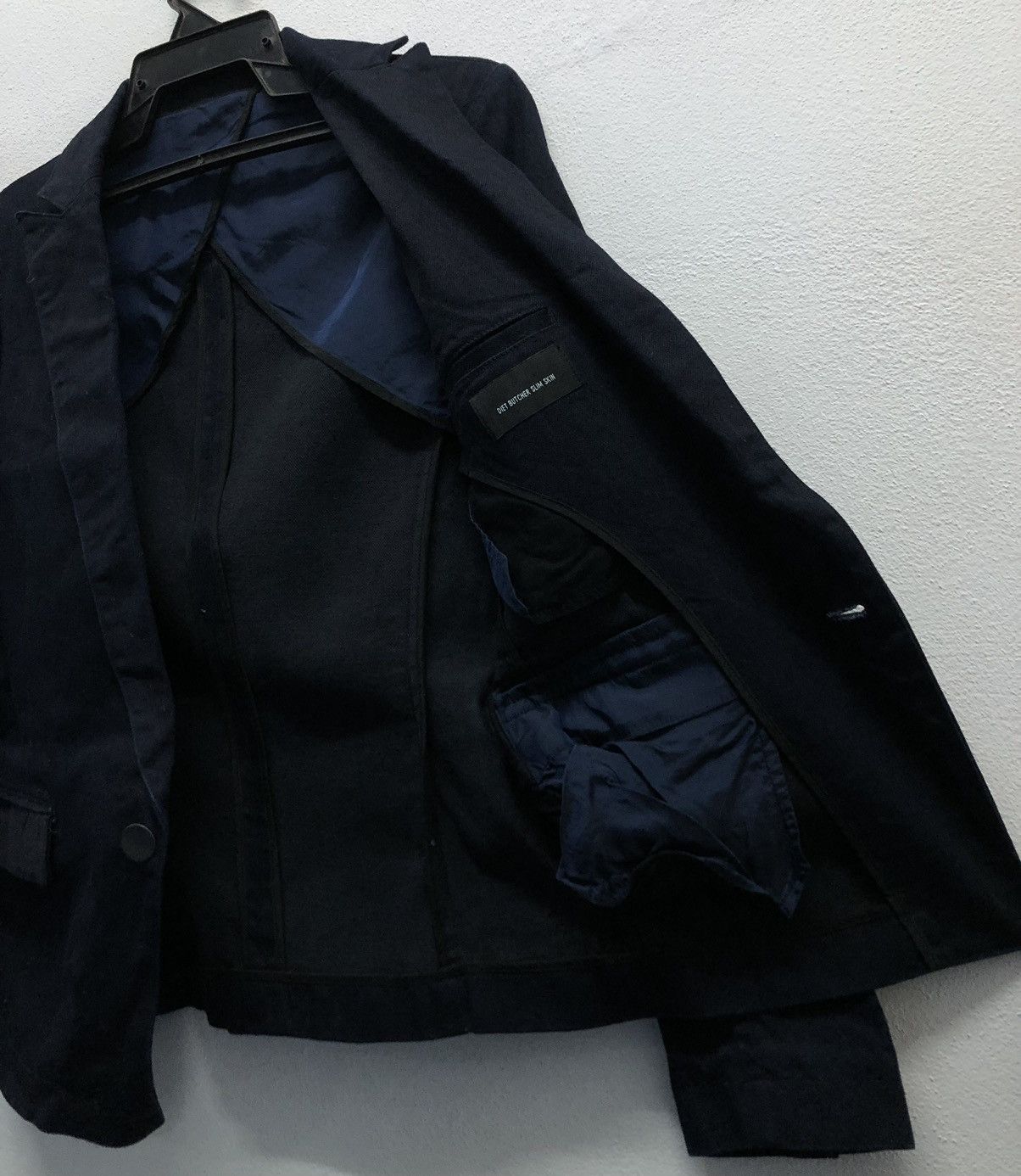 Diet Butcher Slim Skin Vintage Diet Butcher Slim Skin Made In Japan Denim Blazer Size S / US 4 / IT 40 - 8 Thumbnail