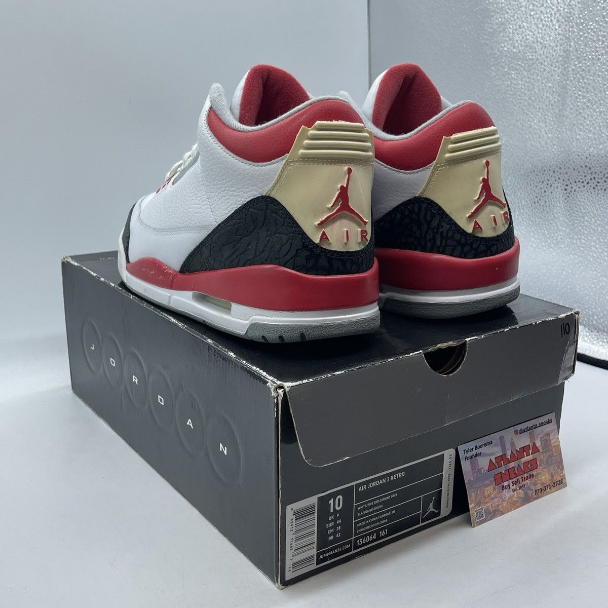Jordan Brand Air Jordan 3 fire red Size US 10 / EU 43 - 4 Thumbnail