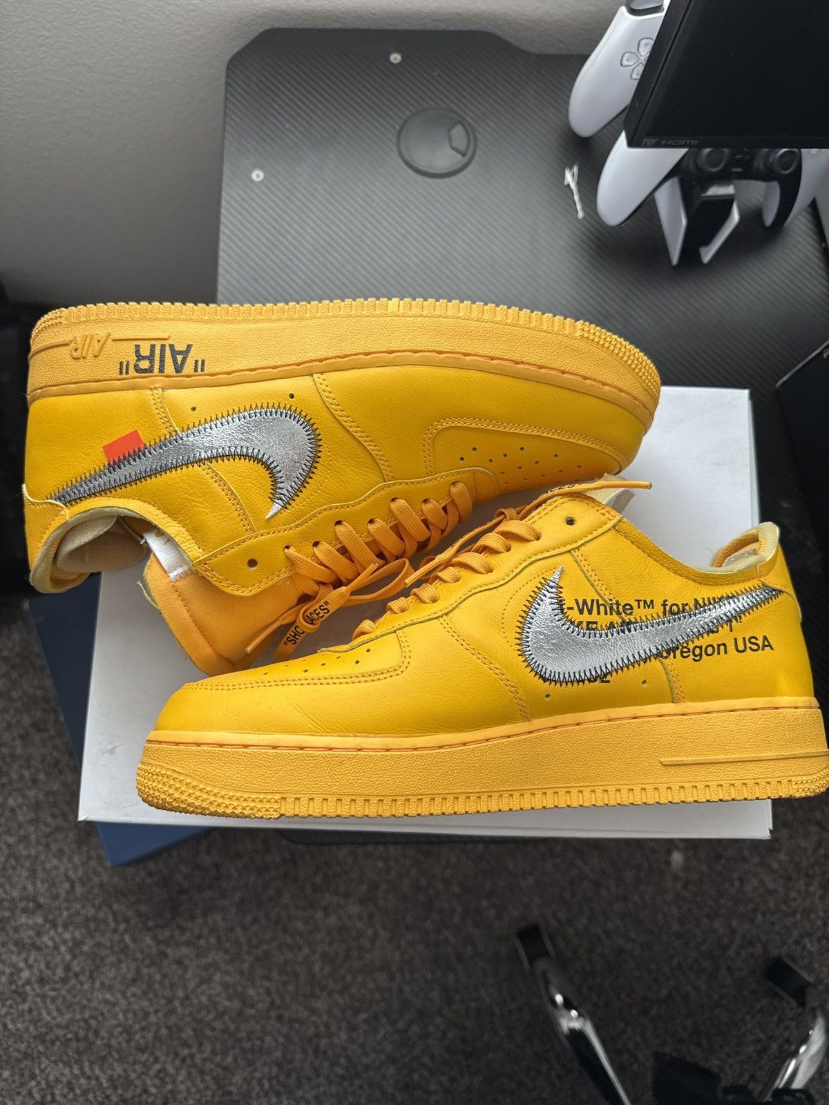 Nike × Off-White Offwhite airforce lemonade Size US 10 / EU 43 - 5 Thumbnail