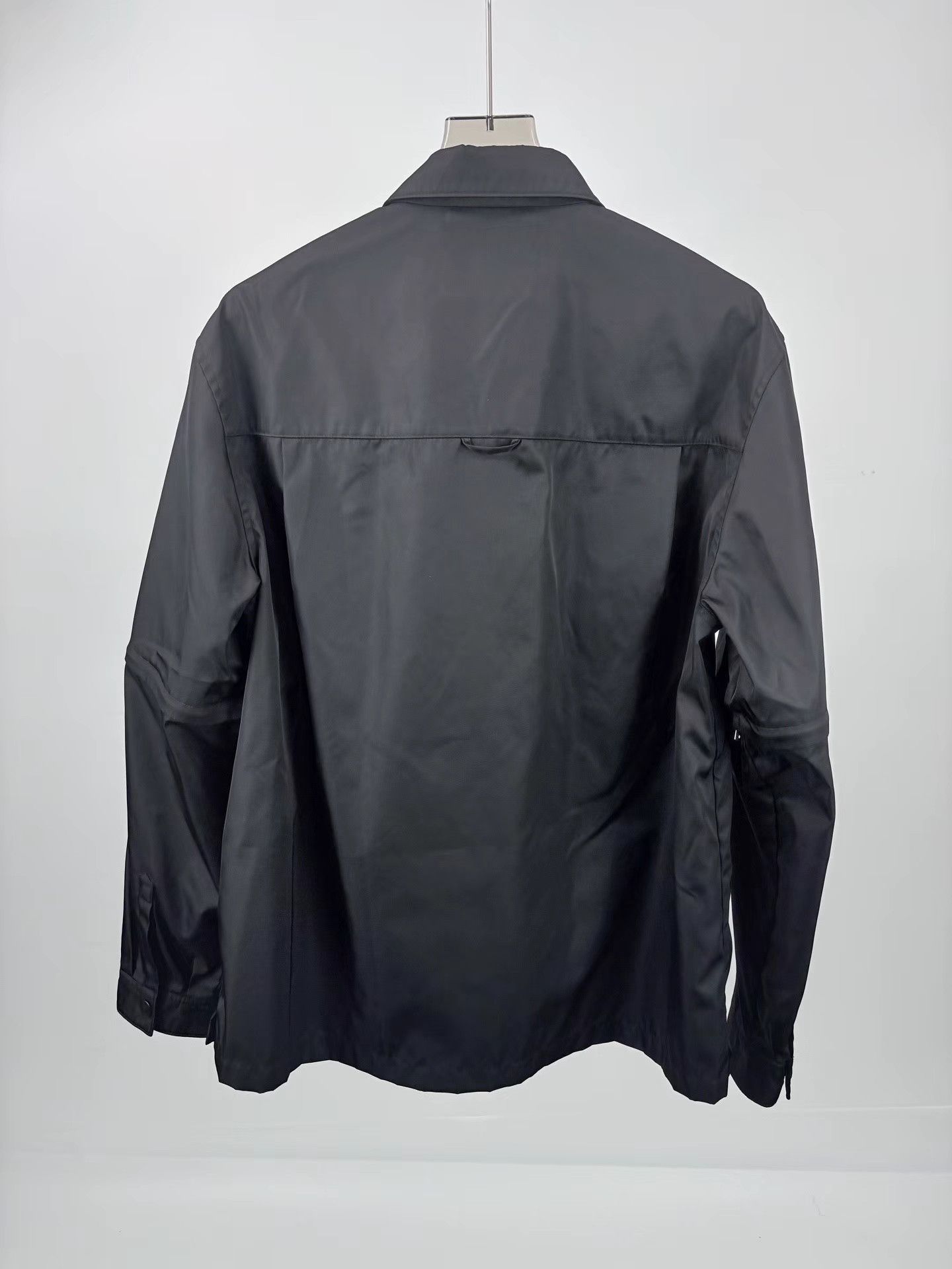 Prada PRADA Nylon Tactical Pocket Shirt Jacket with Triangle Logo Size US L / EU 52-54 / 3 - 2 Thumbnail