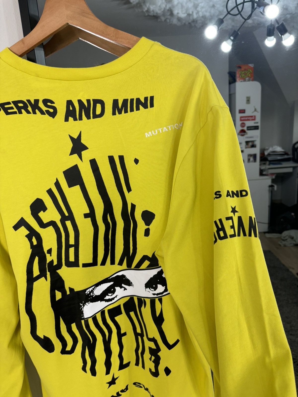 Balenciaga × Japanese Brand × Vans 5XL Balenciaga Style Long Big Hip Hop Longsleeve Hoodie Vans Size US XL / EU 56 / 4 - 5 Thumbnail