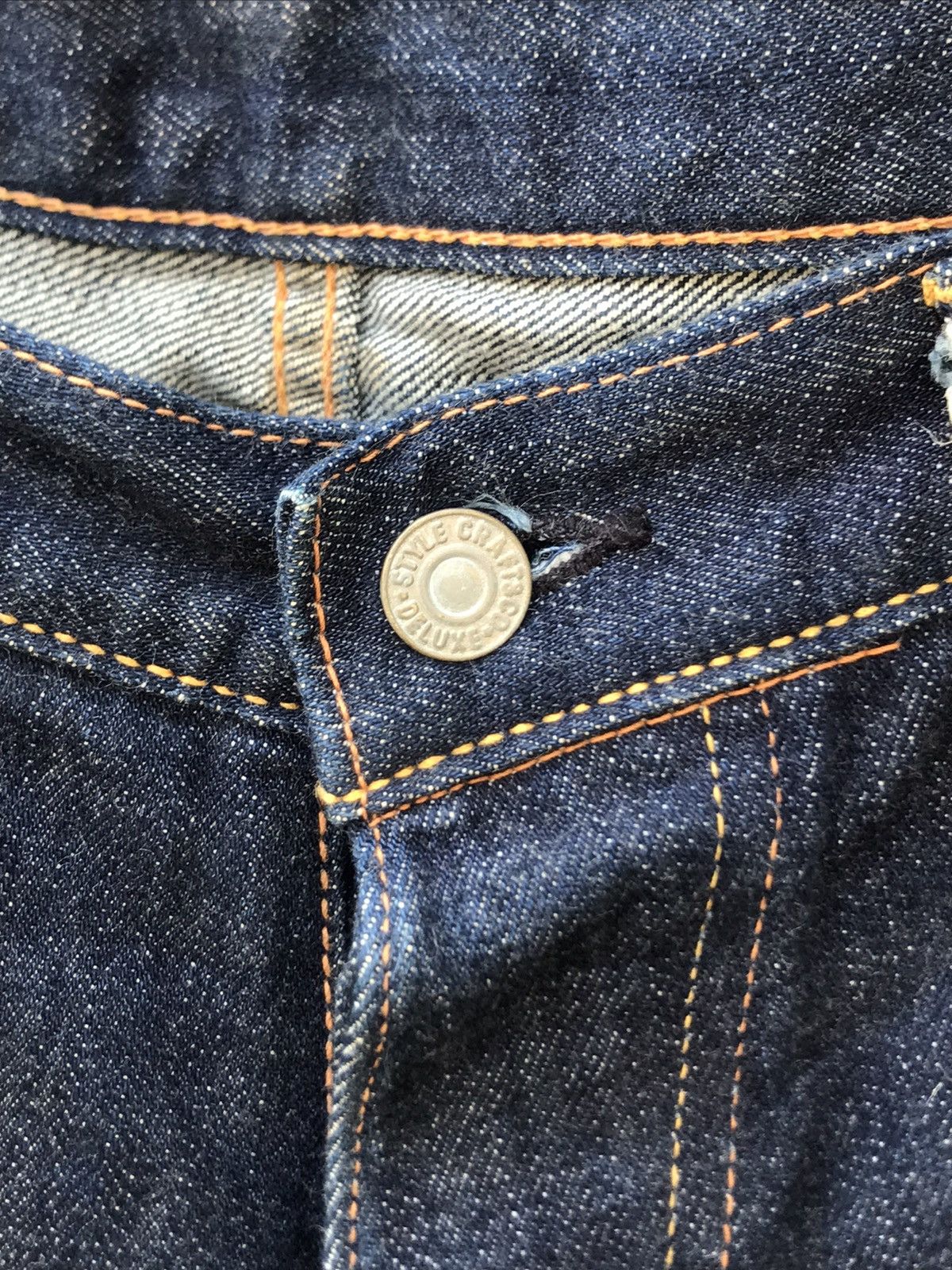 Evisu 🔥Rare Vintage Evisu Red Daicock Selvedge loose Denim-W 33 Size US 33 - 6 Thumbnail
