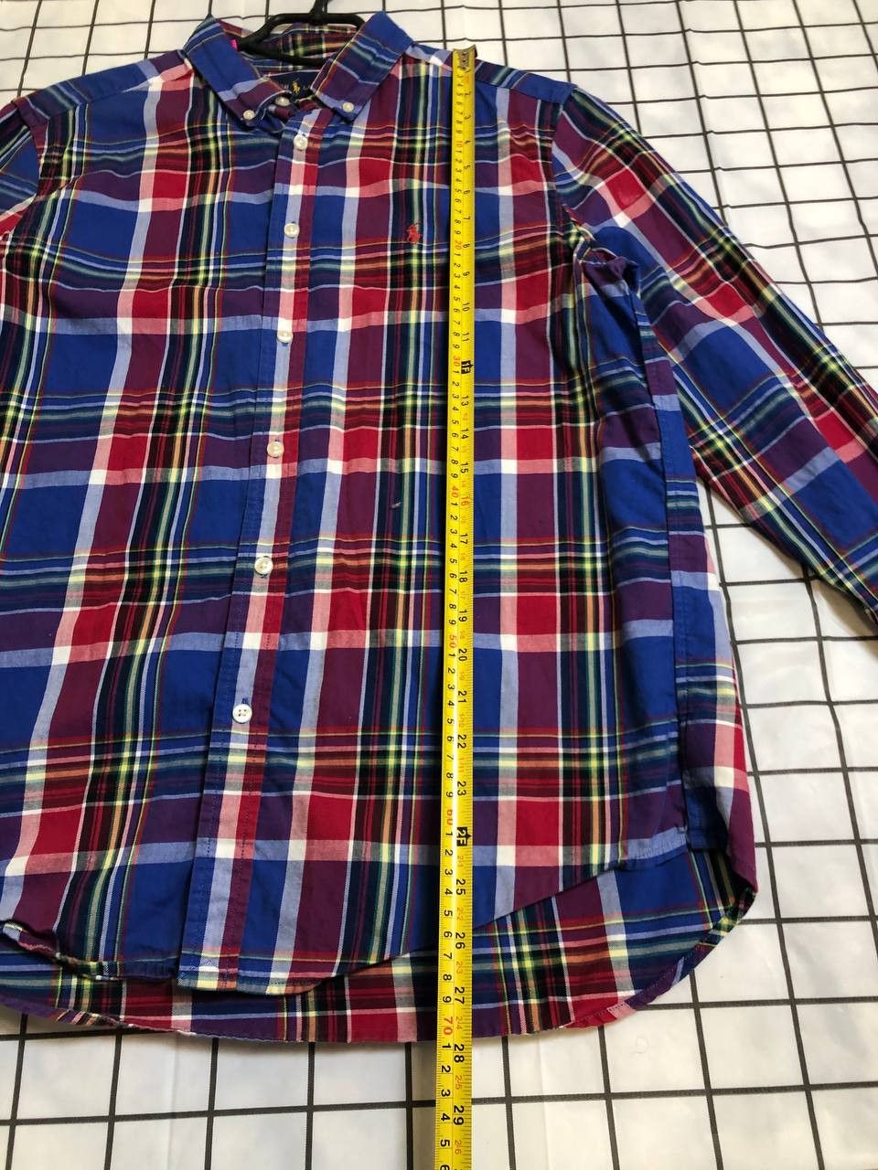 Polo Ralph Lauren Ralph Lauren Mens Shirt Plaid Madras Color Block Colored Size US S / EU 44-46 / 1 - 7 Thumbnail
