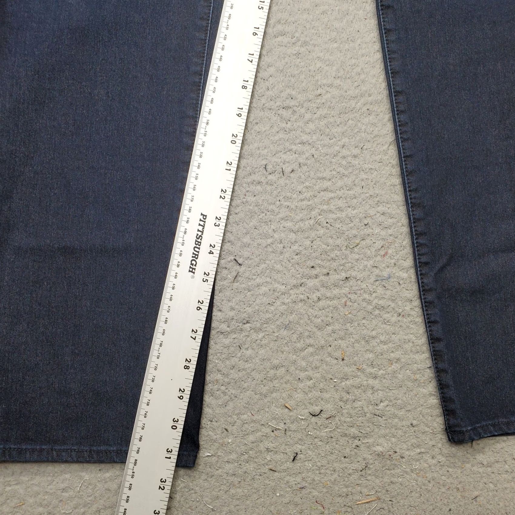 Vintage Buffalo Mens Jeans 42 Blue Denim Cotton Whiskered Skinny Leg 5-Pocket Regular Size 42 Men's Buffalo Denim Jeans Blue Skinny Regular Mens Size US 42 / EU 58 - 5 Thumbnail