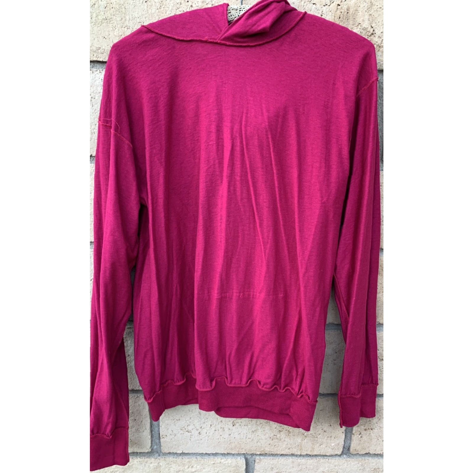 Anvil VINTAGE Anvil Hoodie T Shirt Men's 1980s L Pink Graphic Tee Yosemite Tuolumne Meadows Lodge Night Park CrowdStyle? Size US L / EU 52-54 / 3 - 7 Thumbnail