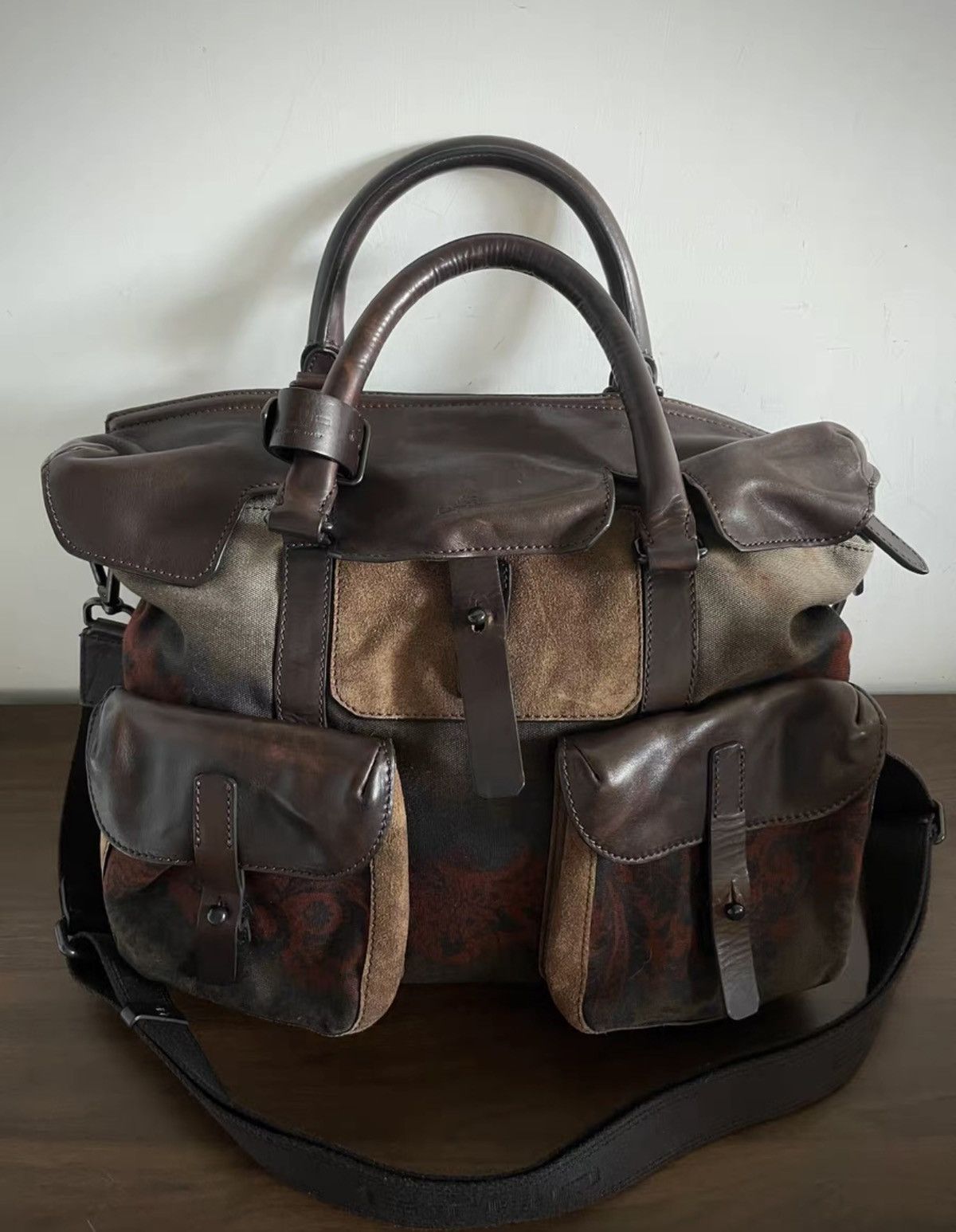Etro Etro leather duffel travel bag Size ONE SIZE - 1 Thumbnail