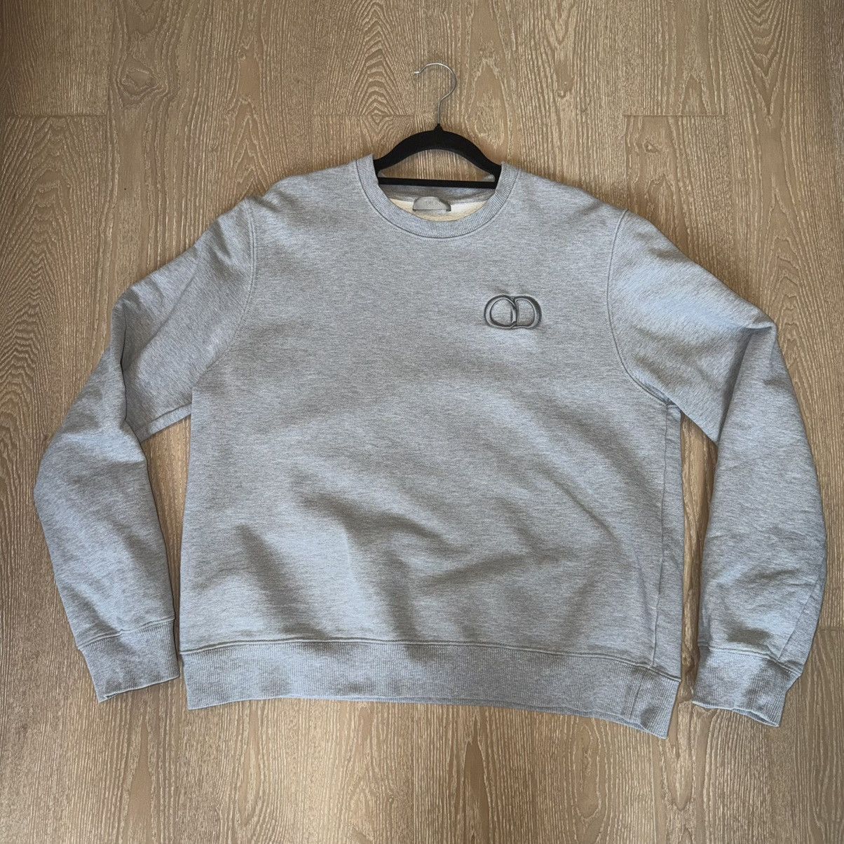 Dior Sz L Dior Homme CD Logo Stitch Sweatshirt mojos1436 Size US L / EU 52-54 / 3 - 1 Thumbnail