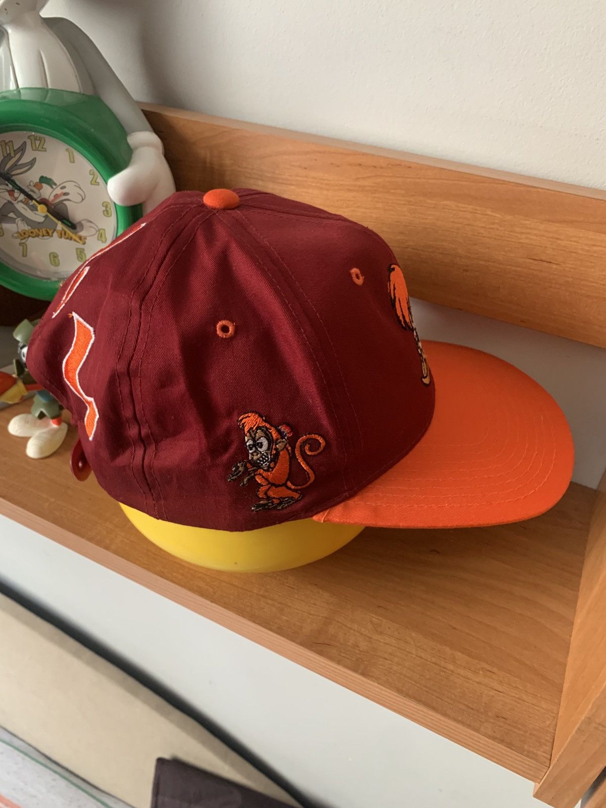 Disney 90s Vintage Walt Disney Aladdin Movie „Abu” Snapback Hat Size ONE SIZE - 2 Thumbnail
