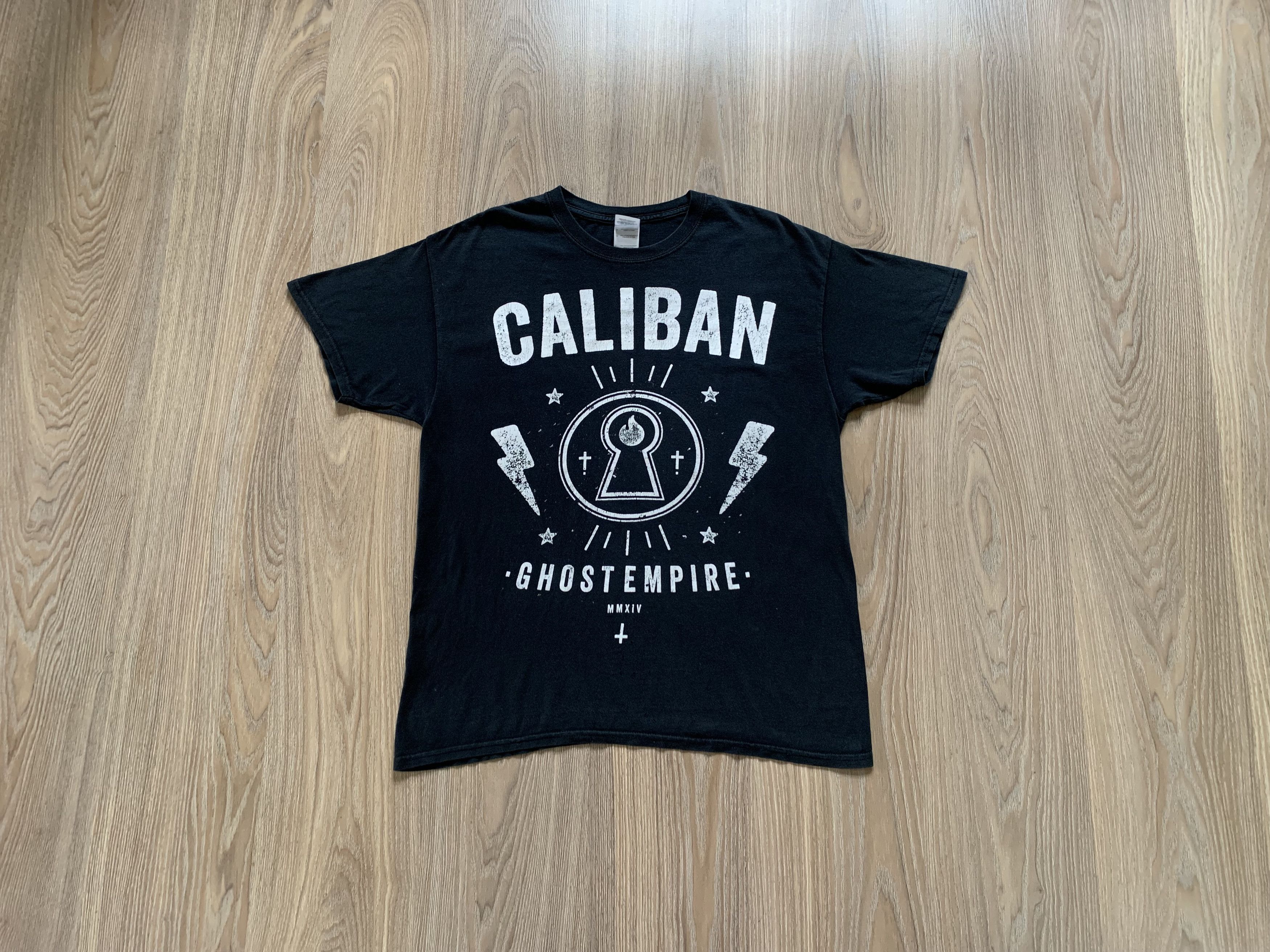 Vintage Caliban Ghost Empire 2014 T Shirt