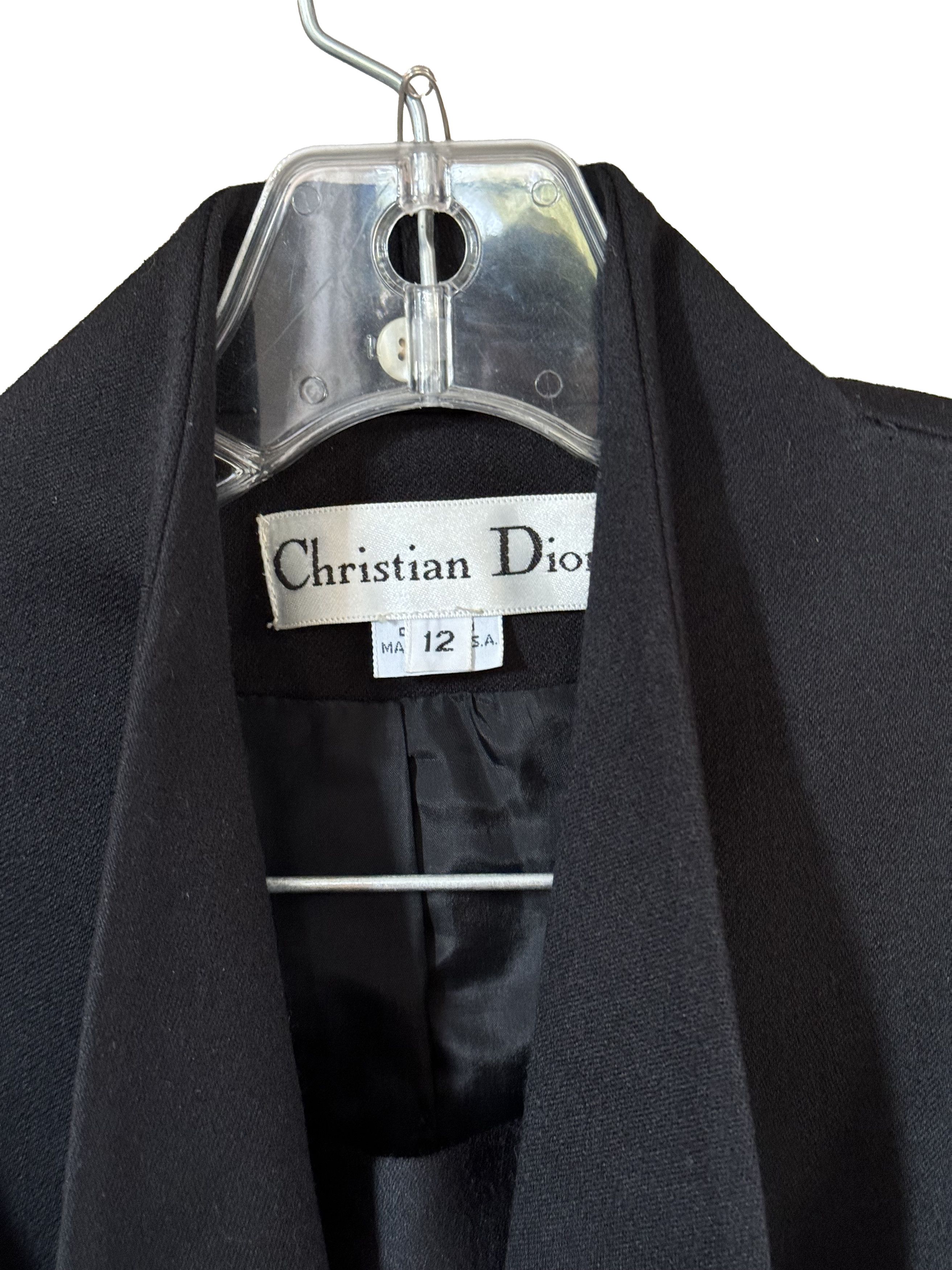 Dior Vintage Christian Dior Women's Suit Blazer + Skirt Size M / US 6-8 / IT 42-44 - 4 Thumbnail