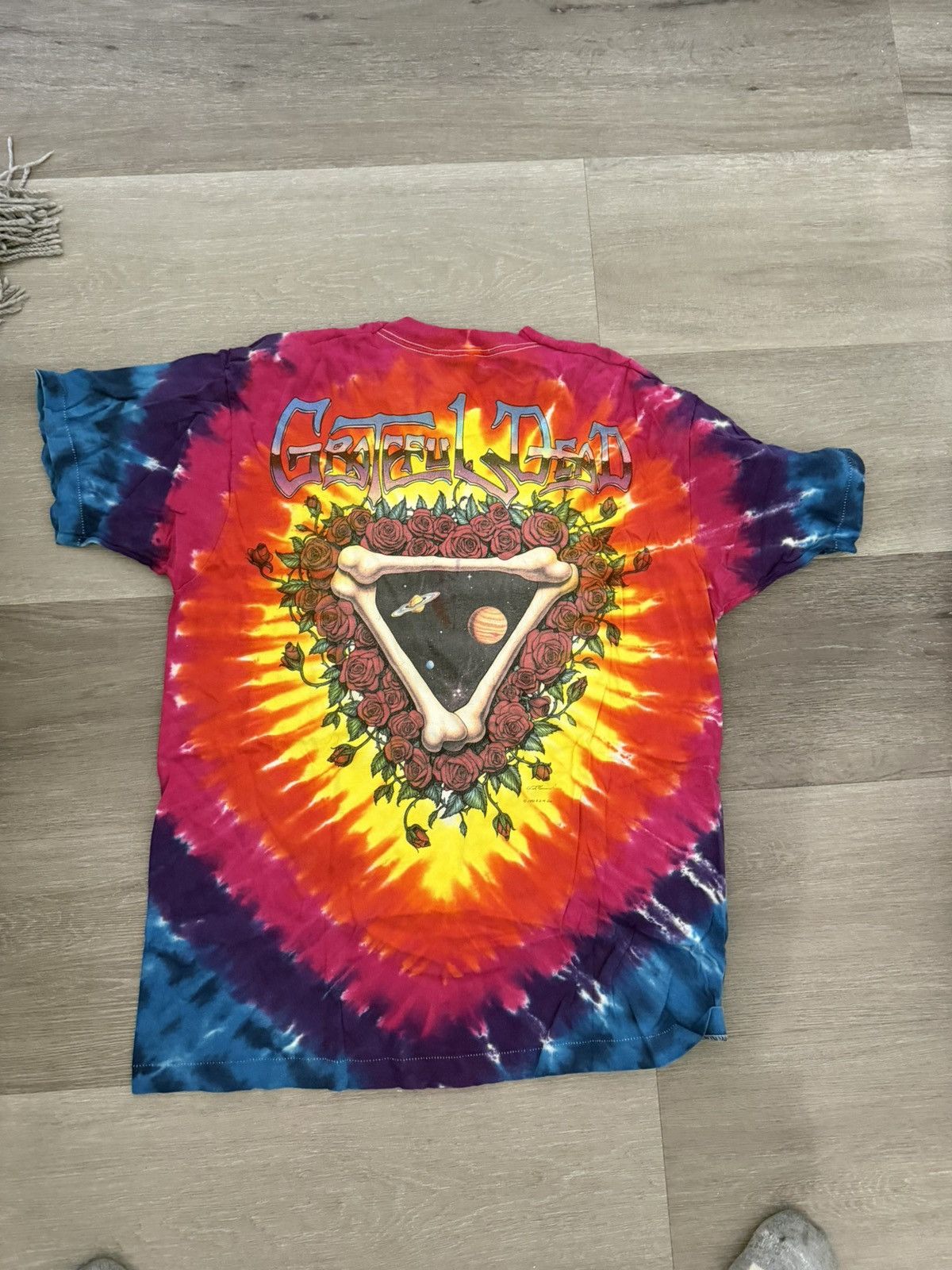 Liquid Blue Grateful Dead Tie Dye Vintage Tee Size US XL / EU 56 / 4 - 4 Thumbnail