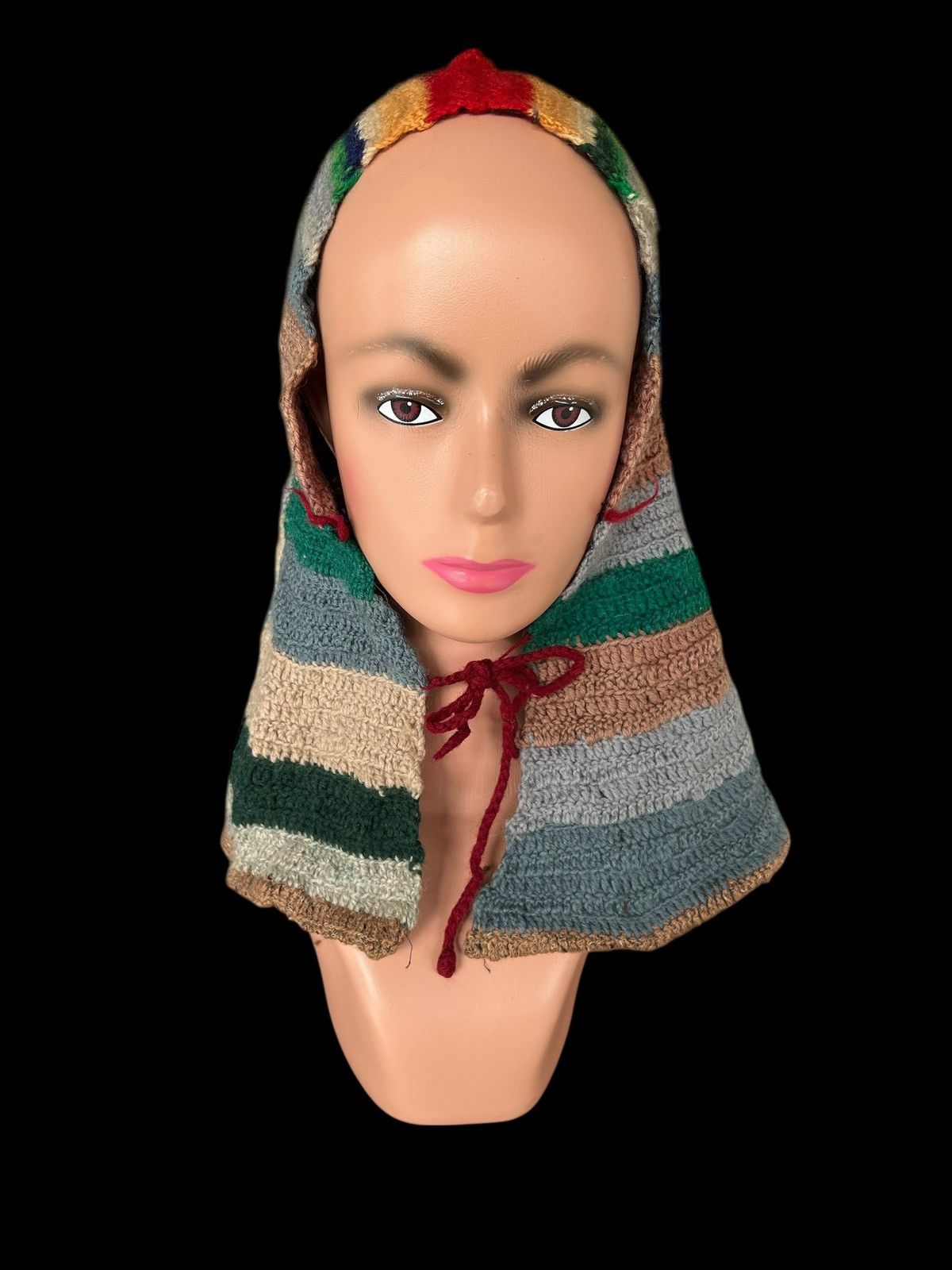 Kapital Crochet Knitted Handmade Balaclava Beanie Size ONE SIZE - 5 Thumbnail
