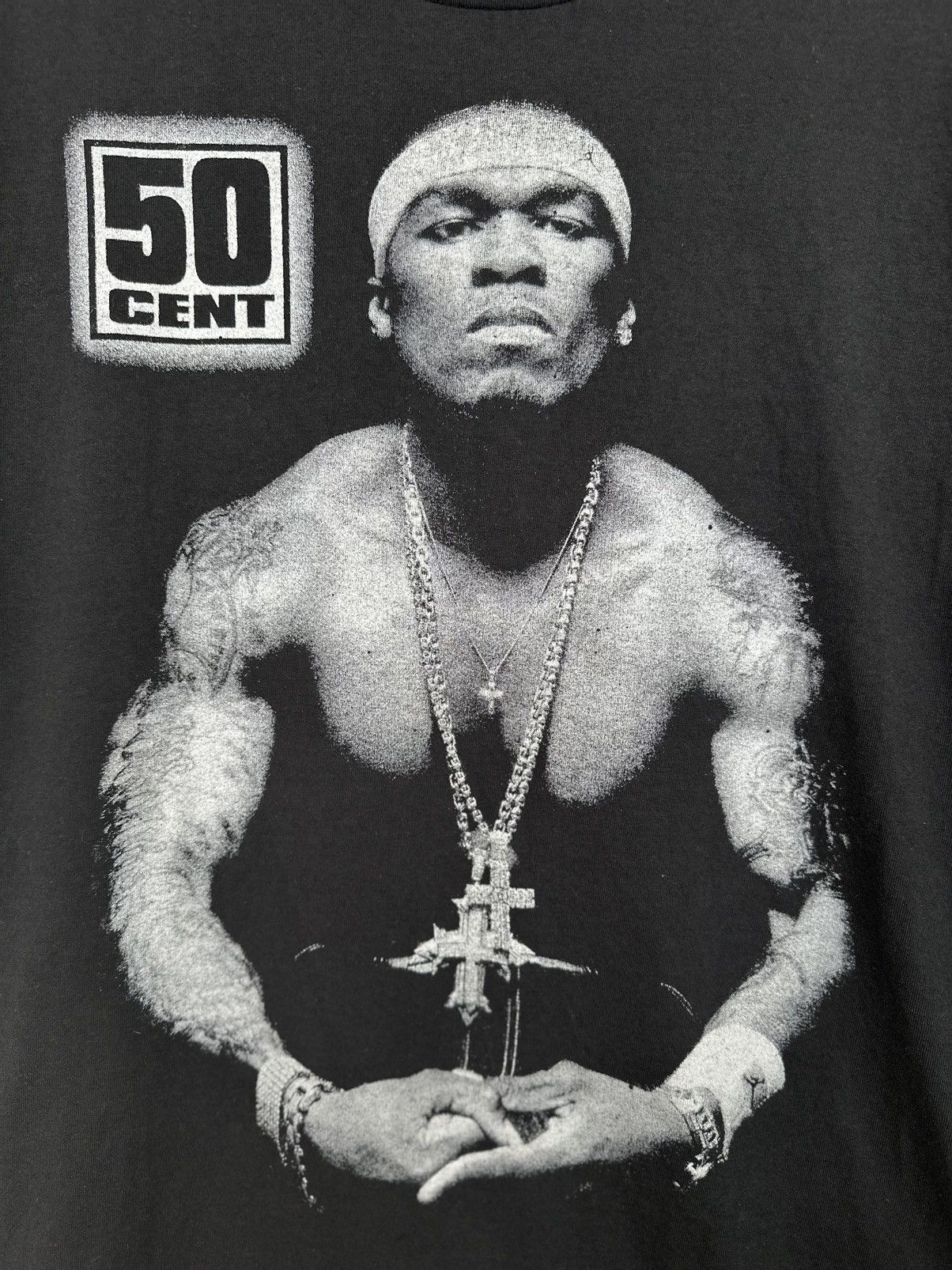 50 Cent × Rap Tees × Vintage 50 Cent Rap Tee Vintage Y2K Size US L / EU 52-54 / 3 - 4 Thumbnail