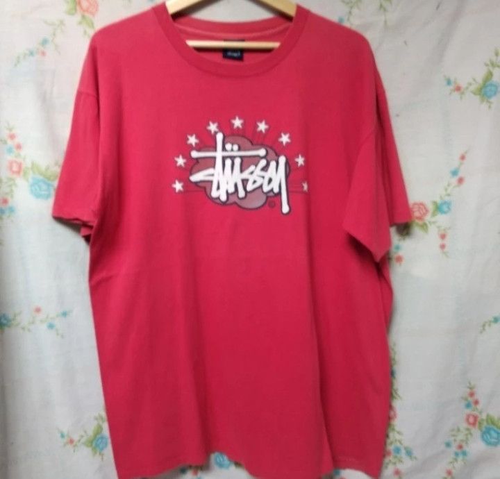 Stussy × Vintage Vintage 90s STUSSY TEE T-SHIRT Size US XL / EU 56 / 4 - 1 Thumbnail