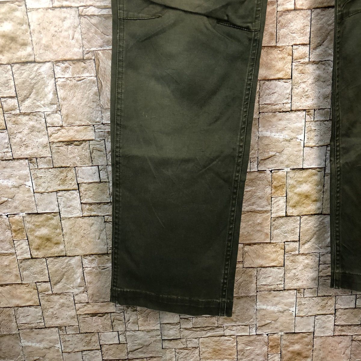 Japanese Brand Rage Blue Green Cargo Multipocket Pants #A1020 Size US 29 - 9 Thumbnail