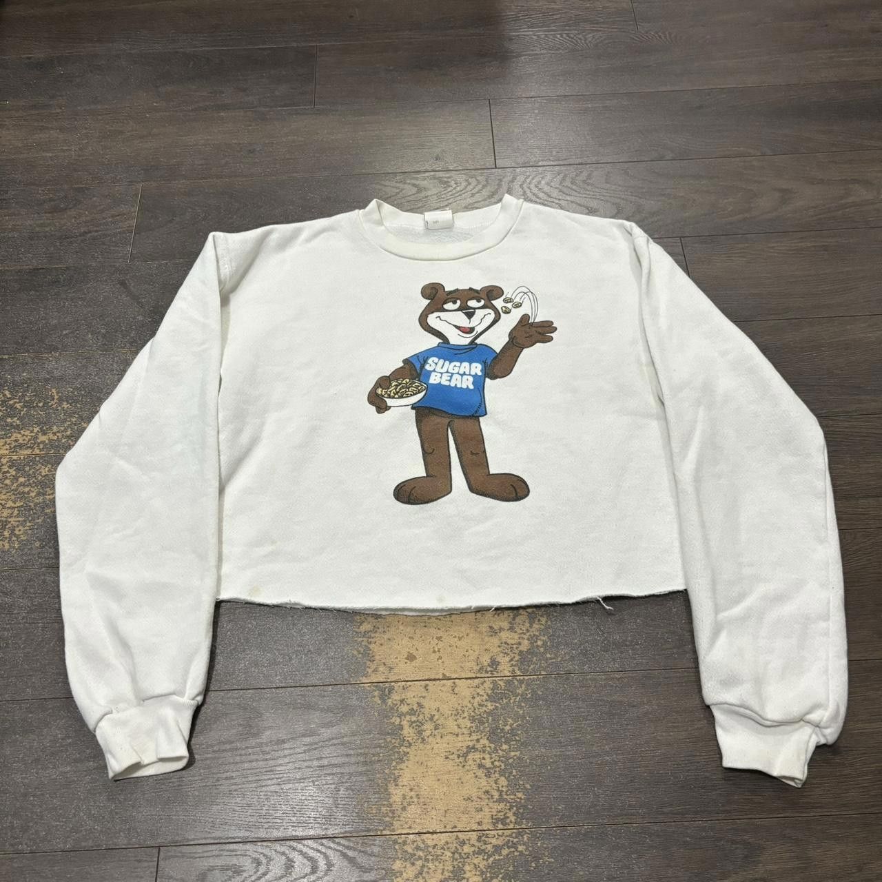 Designer Vintage Sugar Bear The Bear is Back Cropped Crewneck 90s Size M / US 6-8 / IT 42-44 - 1 Thumbnail