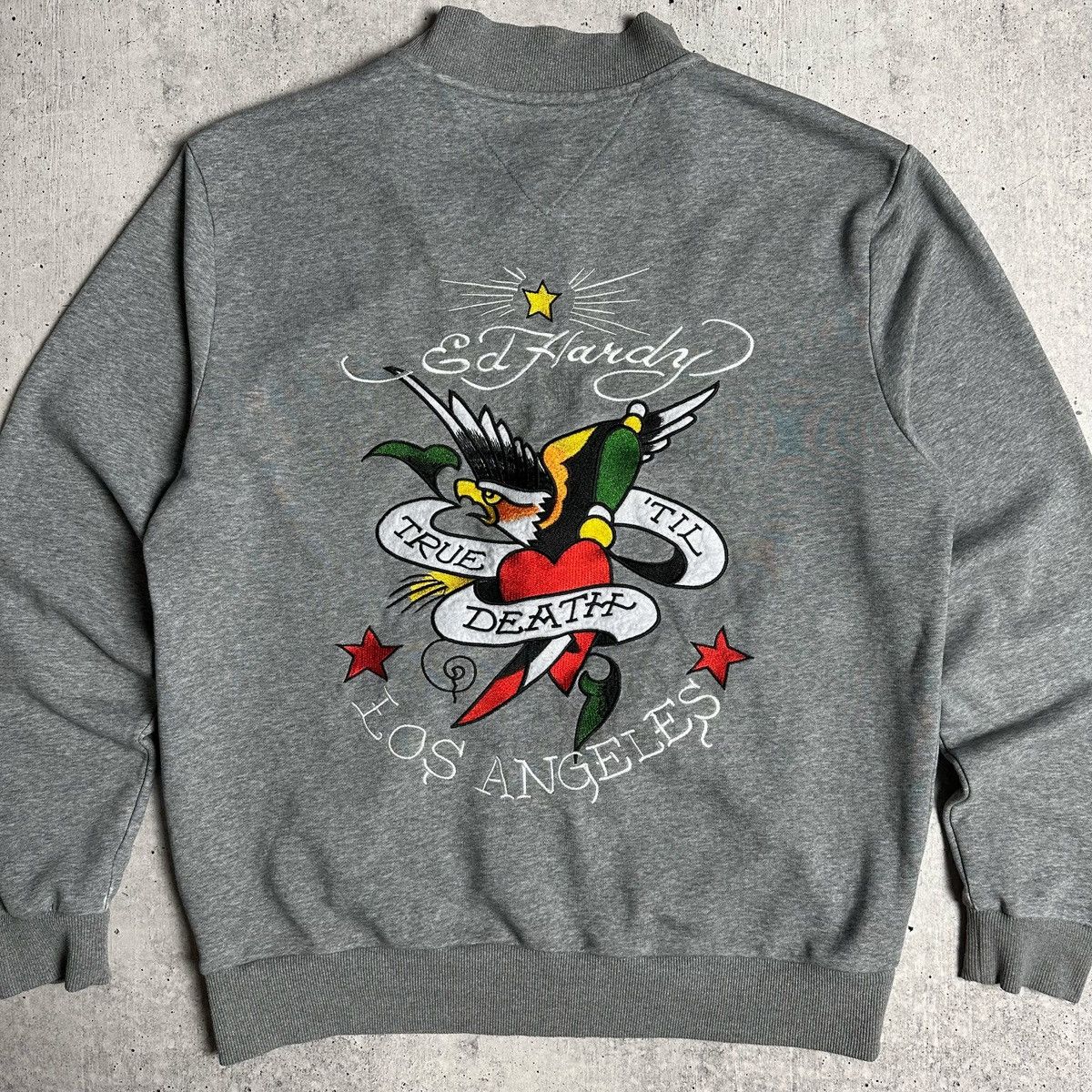 Christian Audigier × Ed Hardy Ed Hardy Los Angeles Cotton Zip Hoodies Bomber Size US XL / EU 56 / 4 - 2 Thumbnail