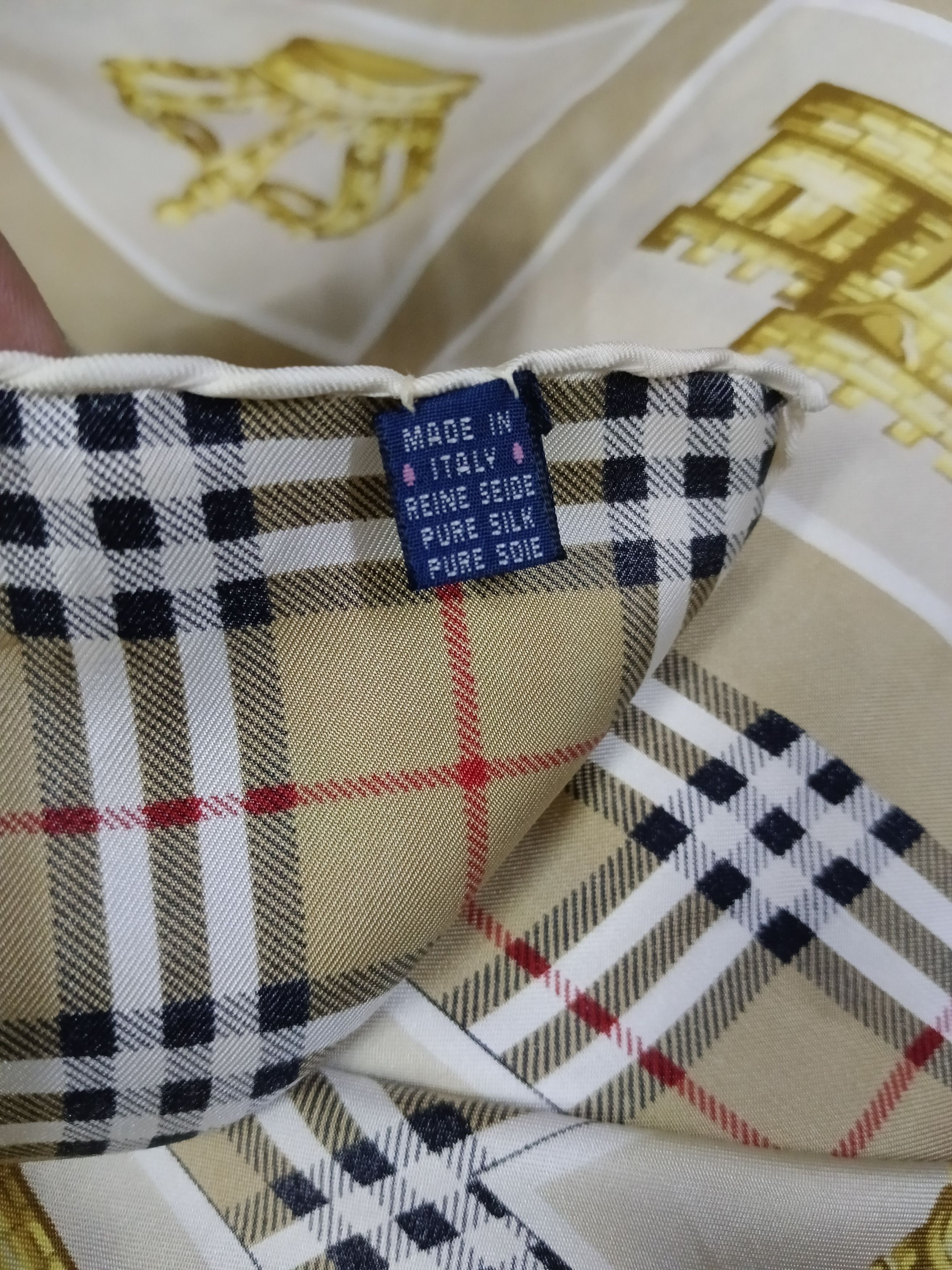 Burberry BURBERRYS SILK SCARVES Size ONE SIZE - 4 Thumbnail