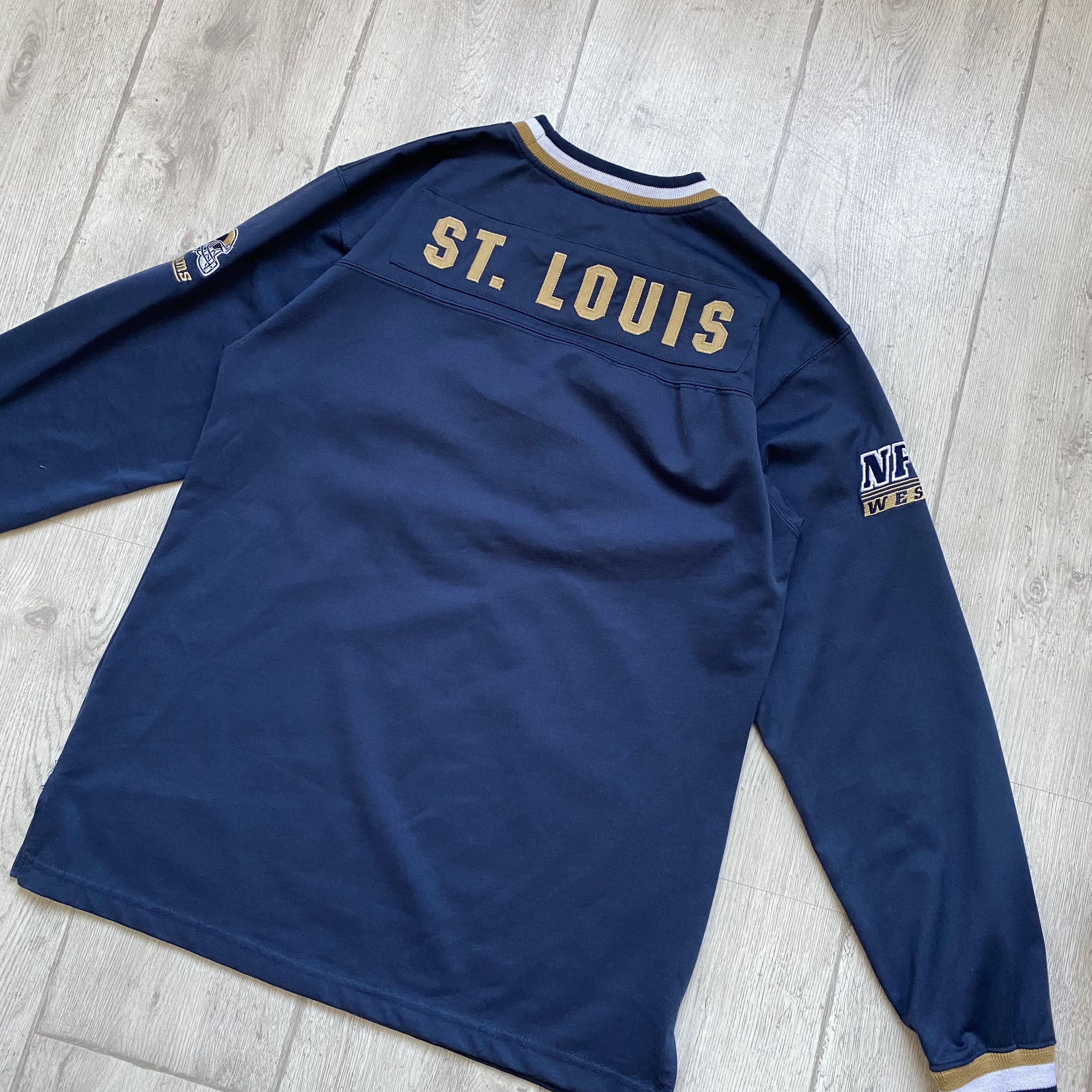 NFL 🏈 Vintage NFL ST. Louis Rams jersey heavy long sleeve Size US M / EU 48-50 / 2 - 10 Thumbnail