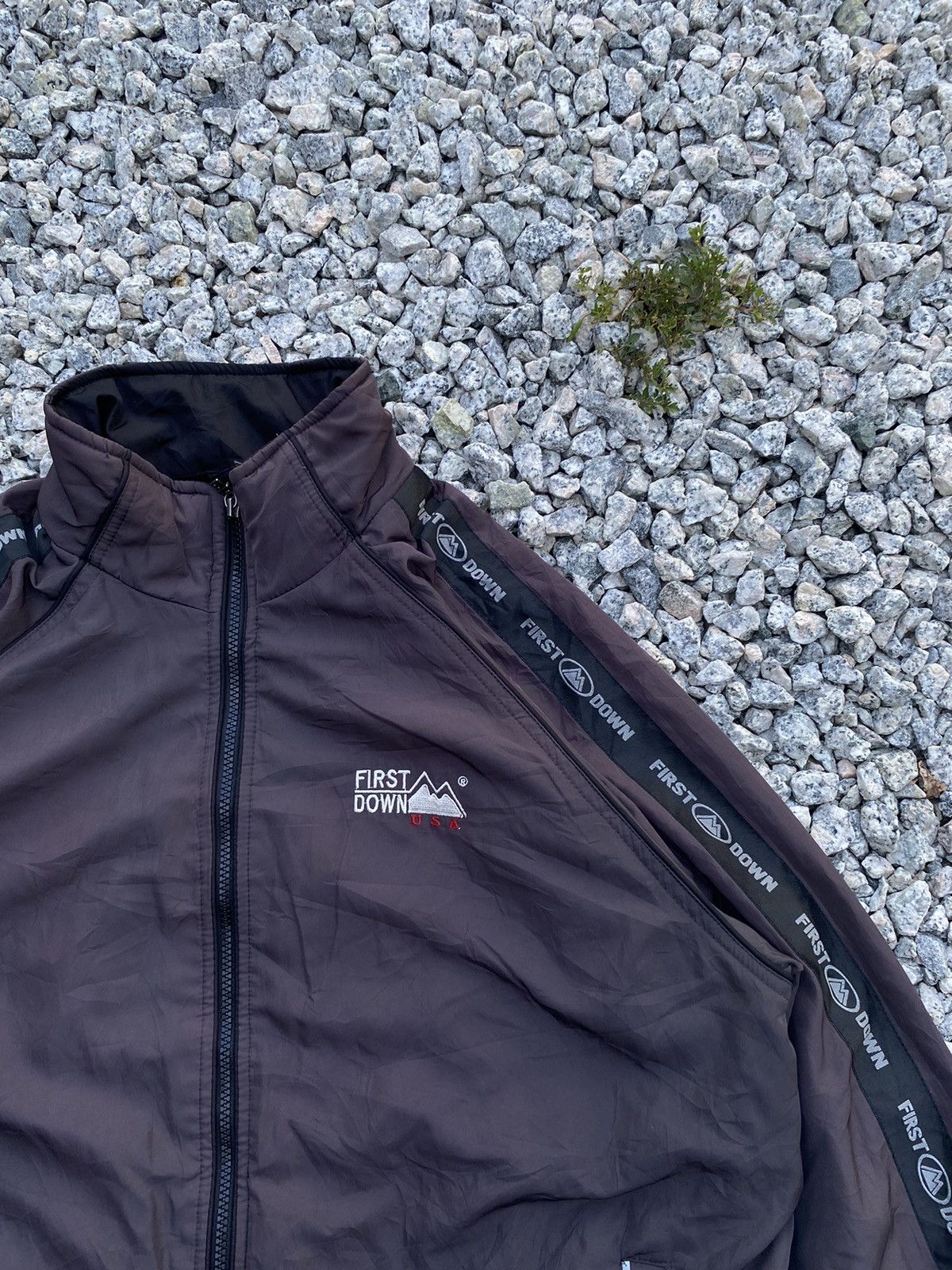 Vintage Vintage First Down Full Zipper Jacket Size US XXL / EU 58 / 5 - 4 Thumbnail