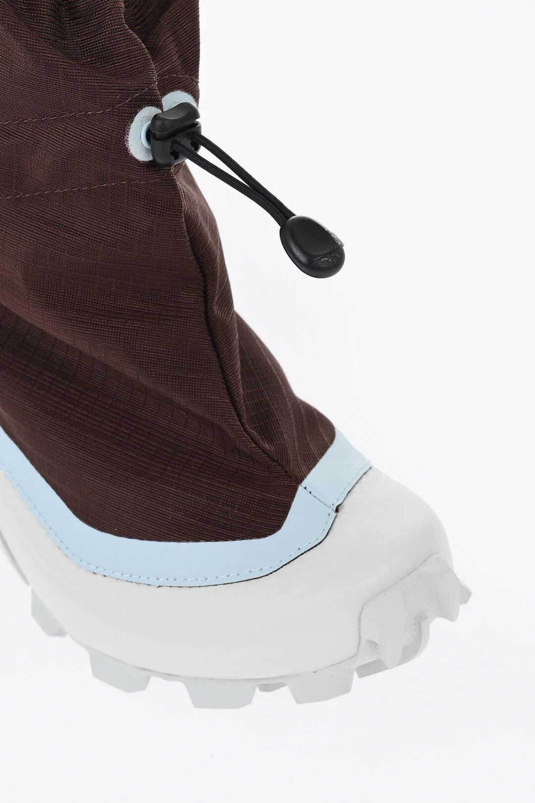 Maison Margiela × Salomon og1mm0426 Trek Hi-Top Sneakers in Burgundy Size US 8 / IT 38 - 4 Thumbnail