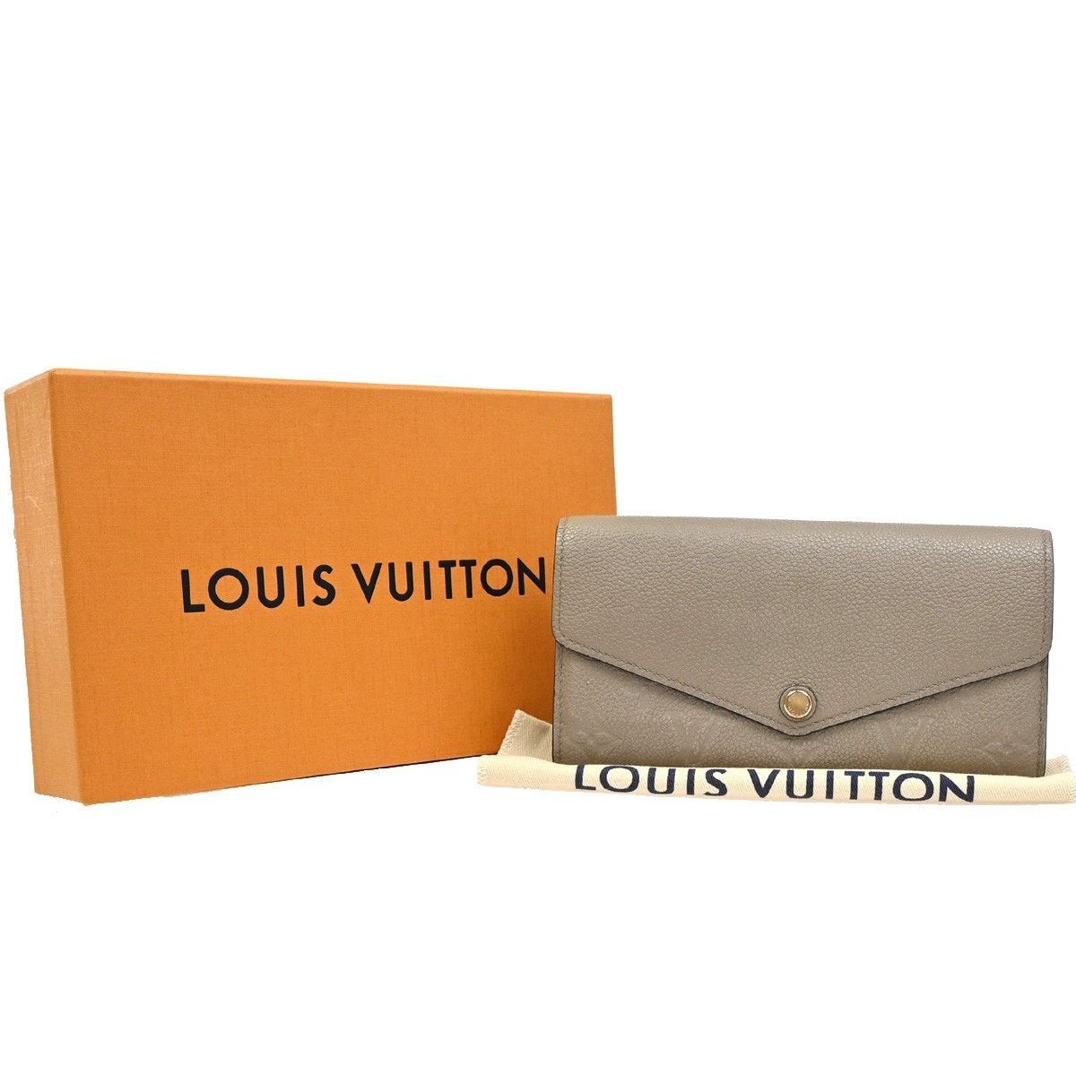 Louis Vuitton Monogram Empreinte Sarah NM Leather Wallet