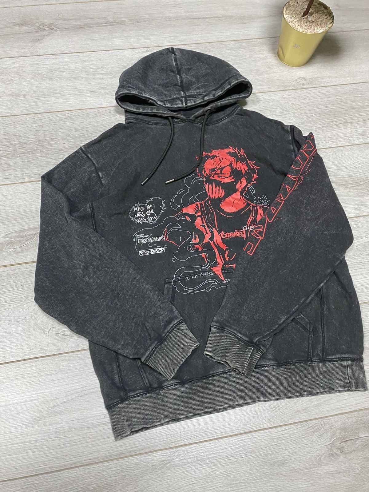 Vintage VINTAGE Corpse Husband Hoodie Anime Acid Graphic Print Size US M / EU 48-50 / 2 - 5 Thumbnail