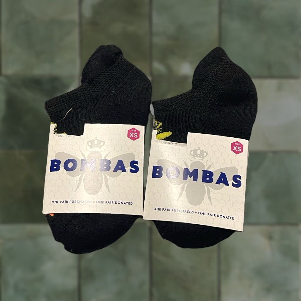 Vintage Bombas Women’s Ankle Socks XS Black Honeycomb Arch Support NWT Short Low Cut One Pair All Seasons Socks Women Size ONE SIZE - 1 Thumbnail
