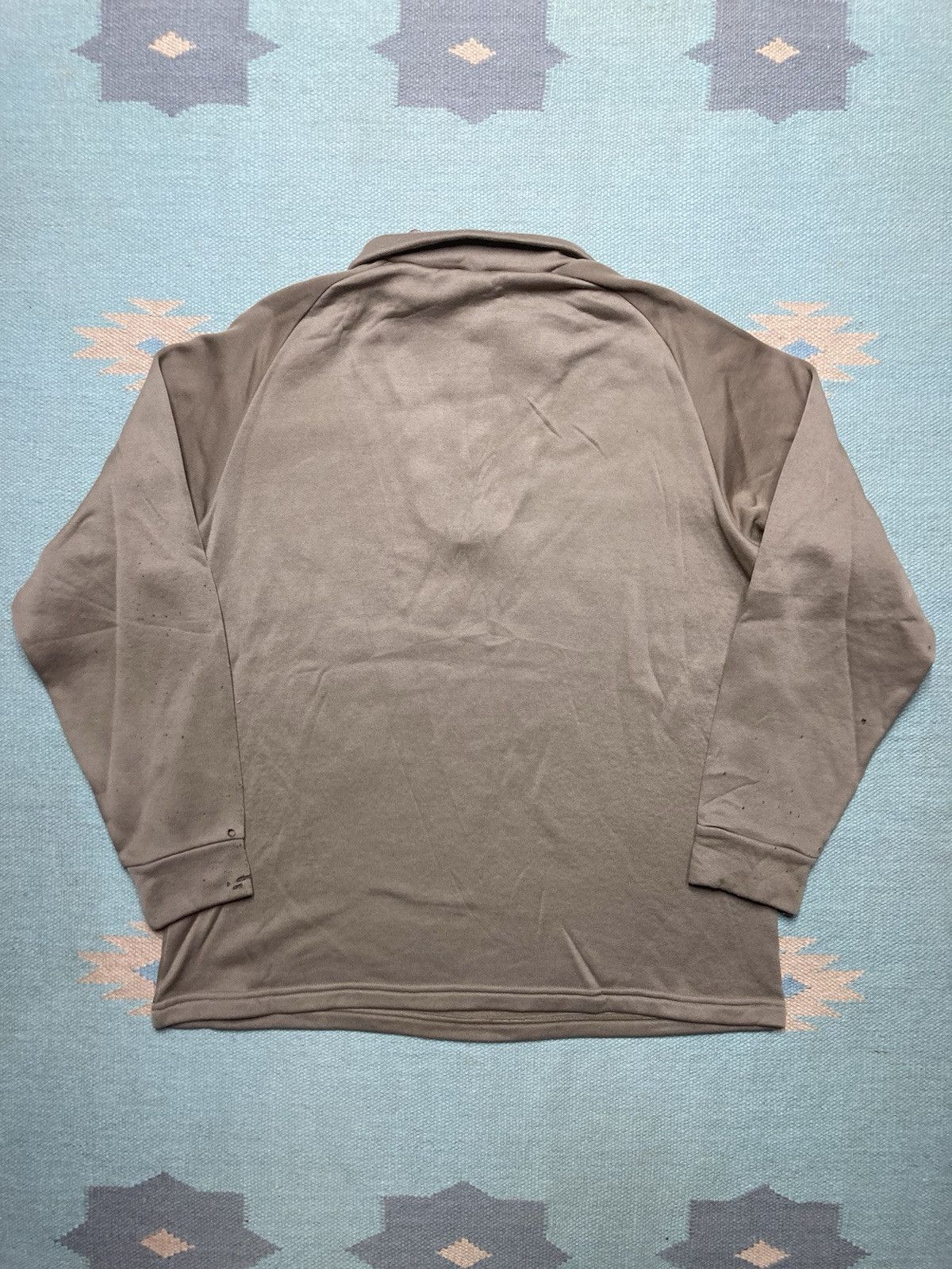 Vintage Vtg military cold weather undershirt distressed polo large Size US L / EU 52-54 / 3 - 2 Thumbnail