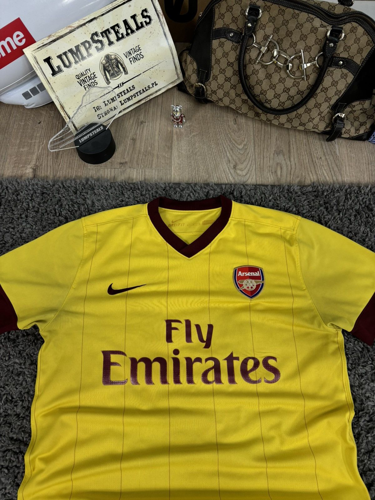 Nike × Vintage Blockcore Footbal T-Shirt Soccer Jersey Nike Vintage Arsenal Size US M / EU 48-50 / 2 - 5 Thumbnail