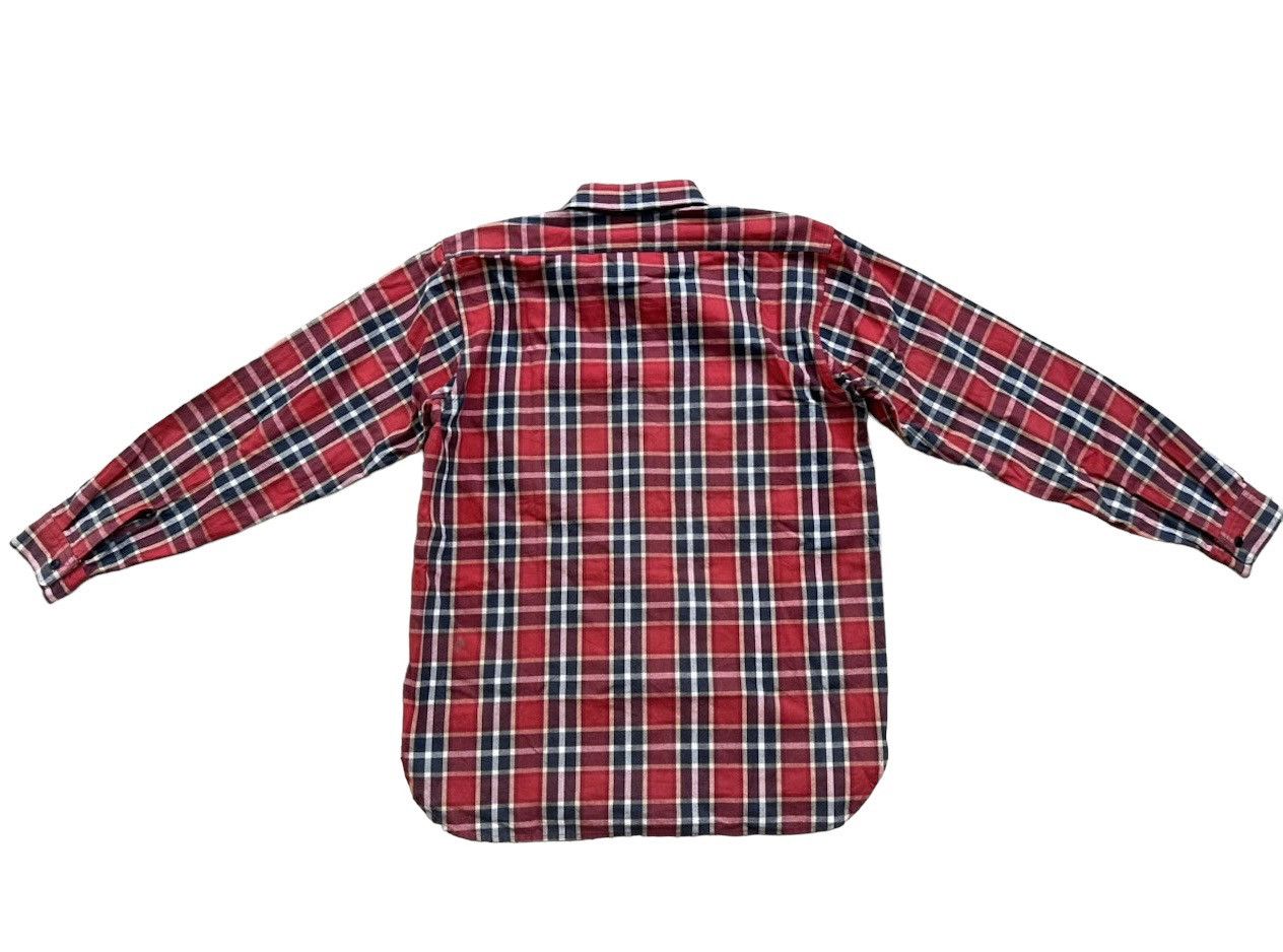 Sugar Cane × Toyo Enterprises Vintage Sugar Cane Oversized Flannel Gabardine Work Shirt Size US L / EU 52-54 / 3 - 2 Thumbnail