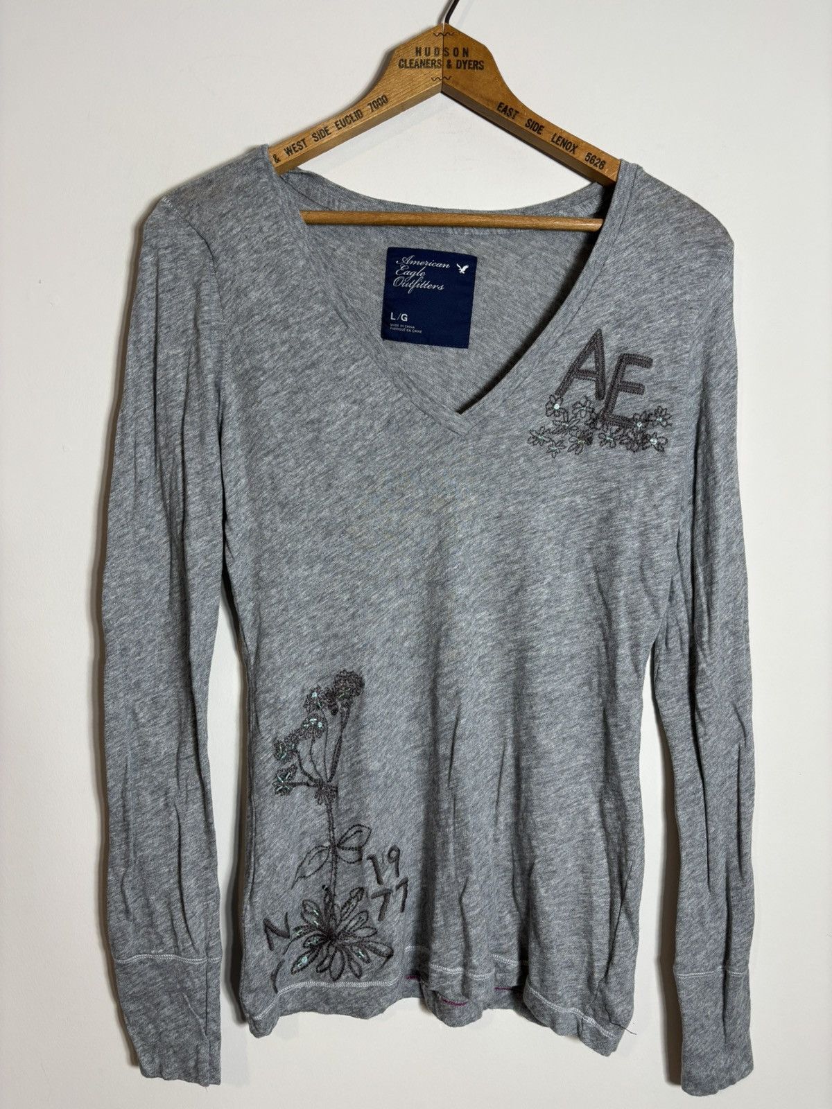 American Eagle Outfitters American Eagle Long Sleeve Top Babydoll Bella Swan Y2K Large Size L / US 10 / IT 46 - 1 Thumbnail