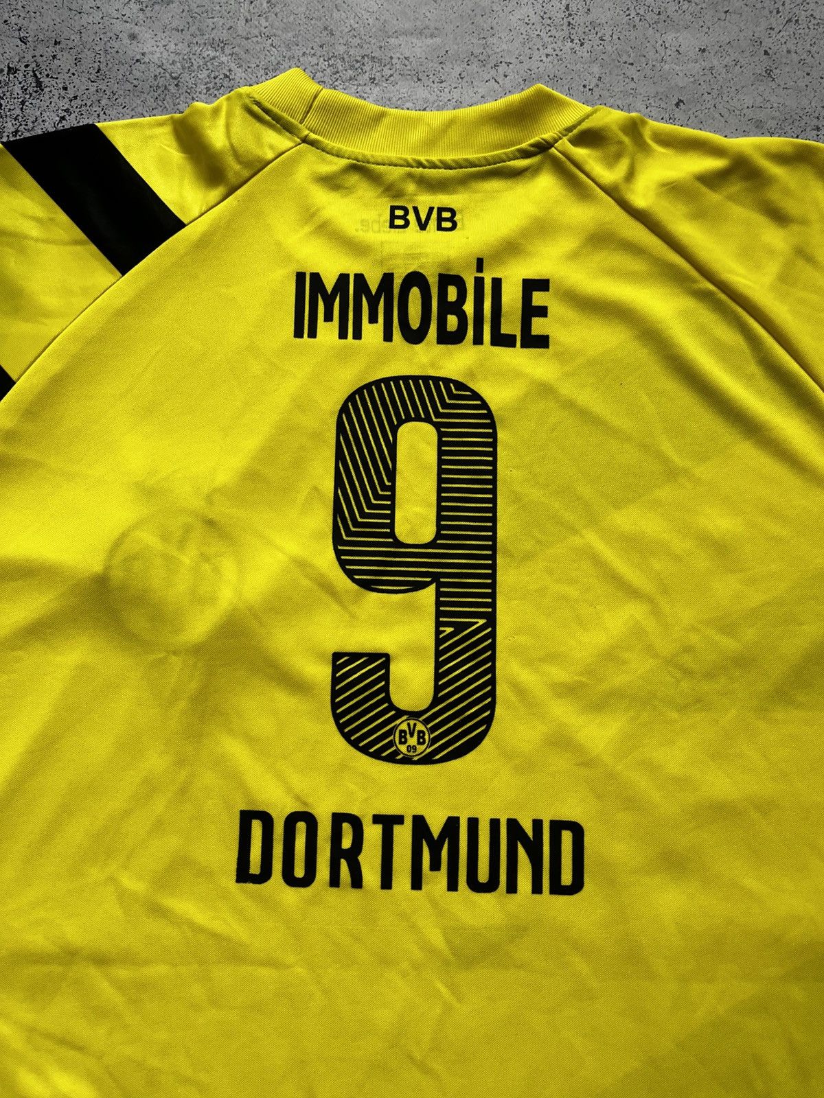 Puma × Vintage 2014 Puma Borussia Dortmund BVB Immobile Home Soccer Jersey Size US XXL / EU 58 / 5 - 1 Thumbnail
